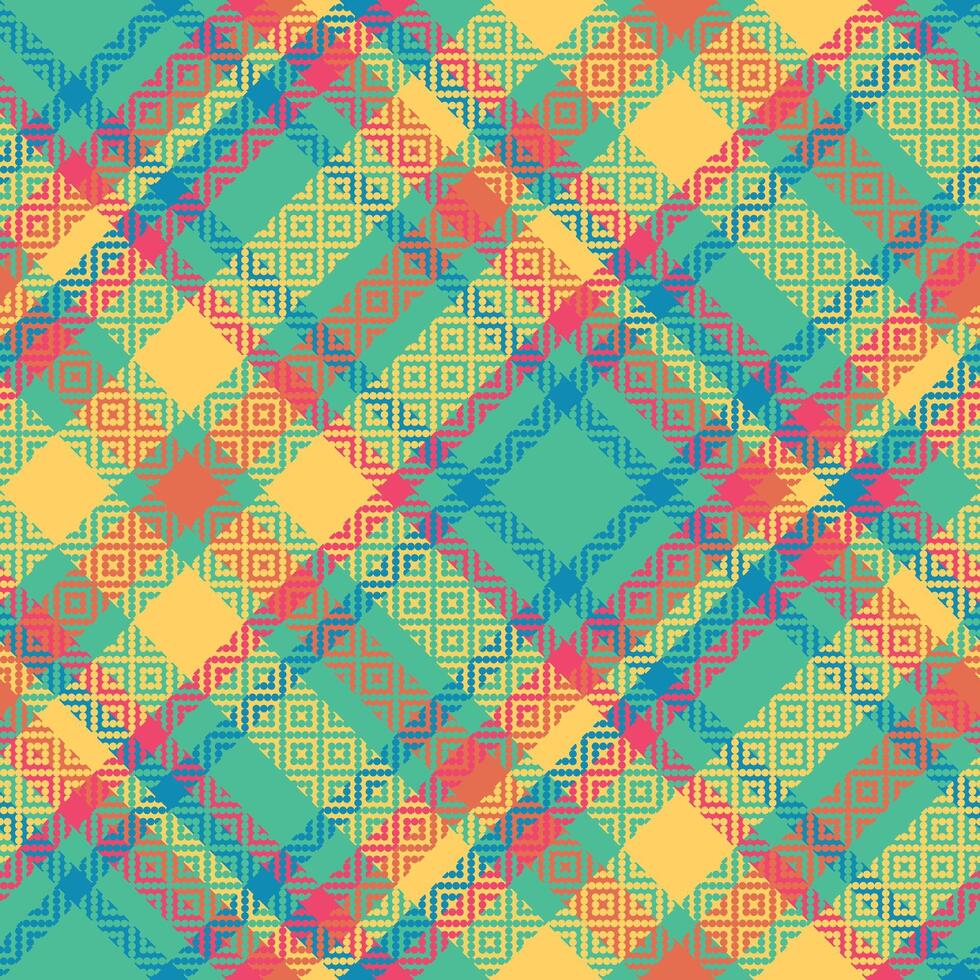 Scottish Tartan Plaid Seamless Pattern, Tartan Plaid Pattern Seamless. Seamless Tartan Illustration Set for Scarf, Blanket, Other Modern Spring Summer Autumn Winter Holiday Fabric Print. vector