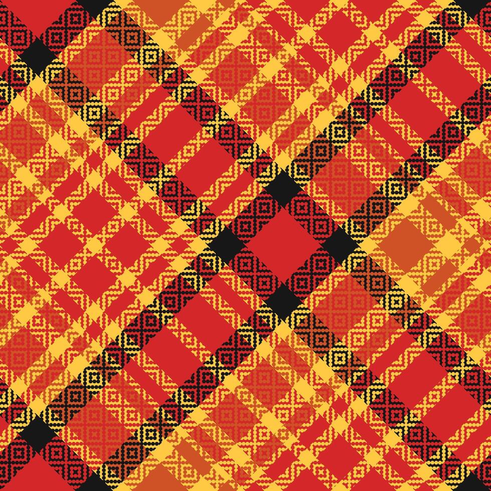 Scottish Tartan Plaid Seamless Pattern, Traditional Scottish Checkered Background. Traditional Scottish Woven Fabric. Lumberjack Shirt Flannel Textile. Pattern Tile Swatch Included. vector