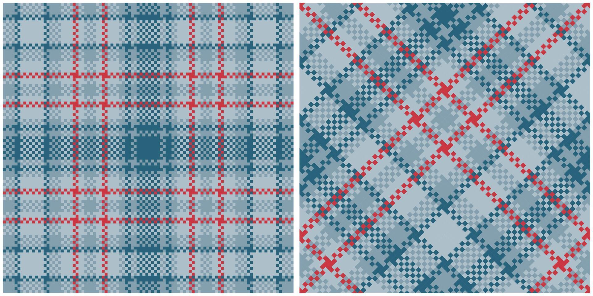 Tartan Seamless Pattern. Tartan Plaid Seamless Pattern. Template for Design Ornament. Seamless Fabric Texture. vector
