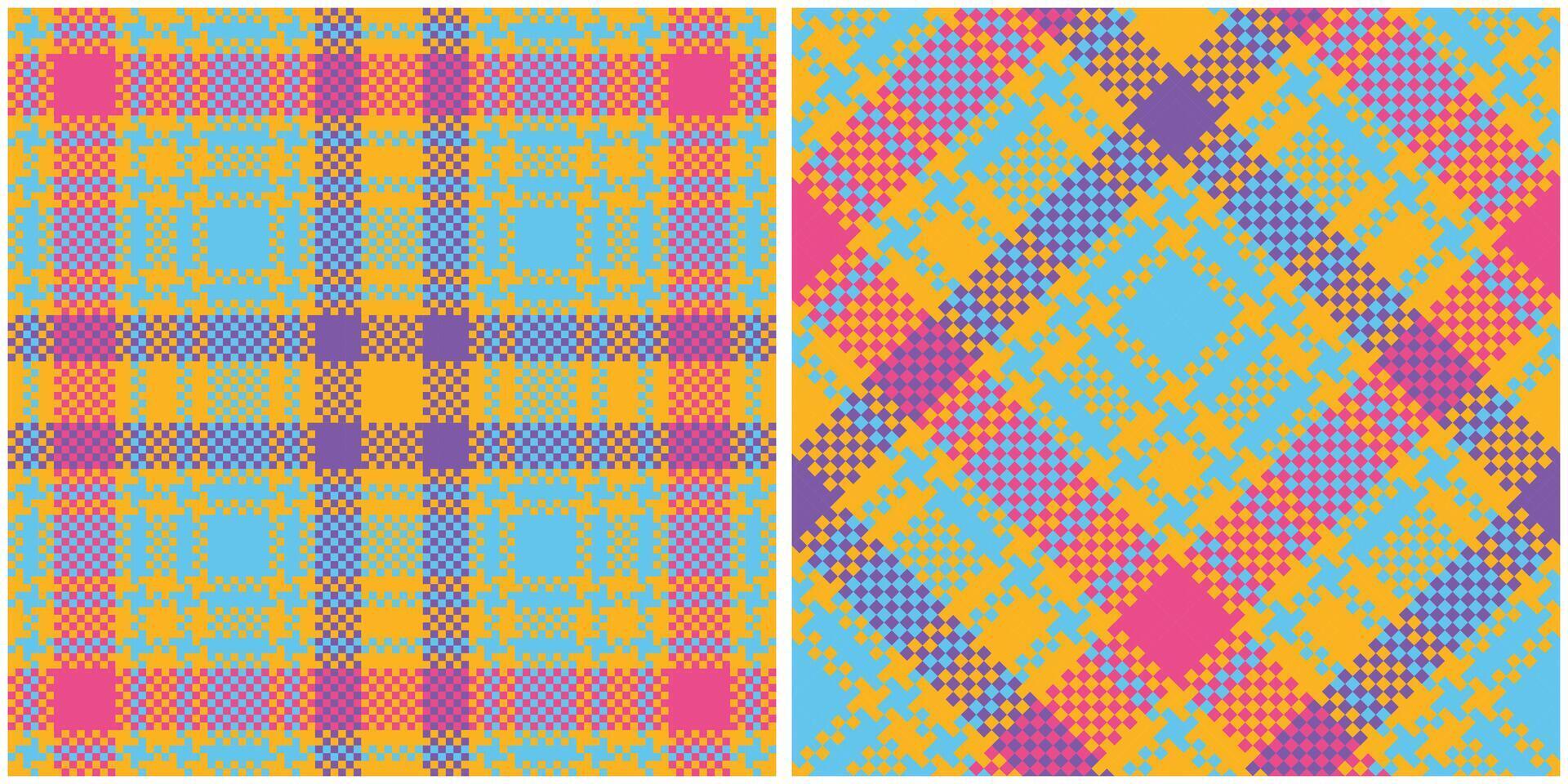 Tartan Seamless Pattern. Abstract Check Plaid Pattern Template for Design Ornament. Seamless Fabric Texture. vector