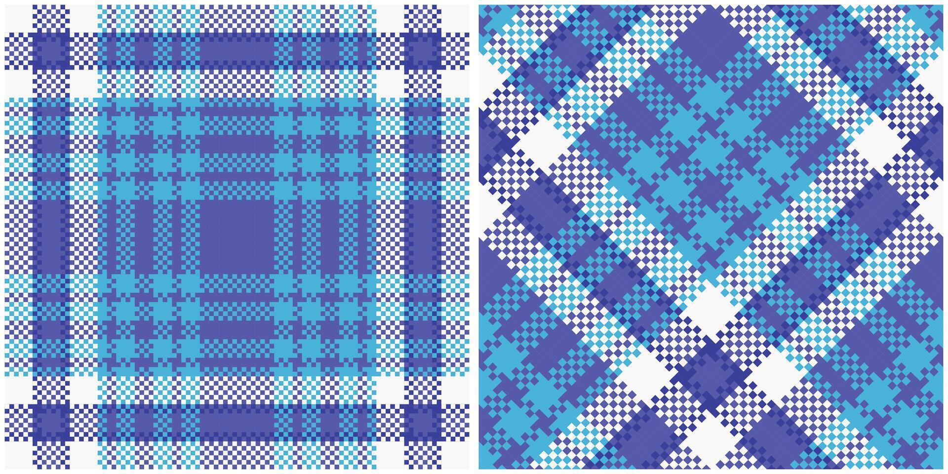 Plaids Pattern Seamless. Scottish Plaid, Seamless Tartan Illustration Set for Scarf, Blanket, Other Modern Spring Summer Autumn Winter Holiday Fabric Print. vector