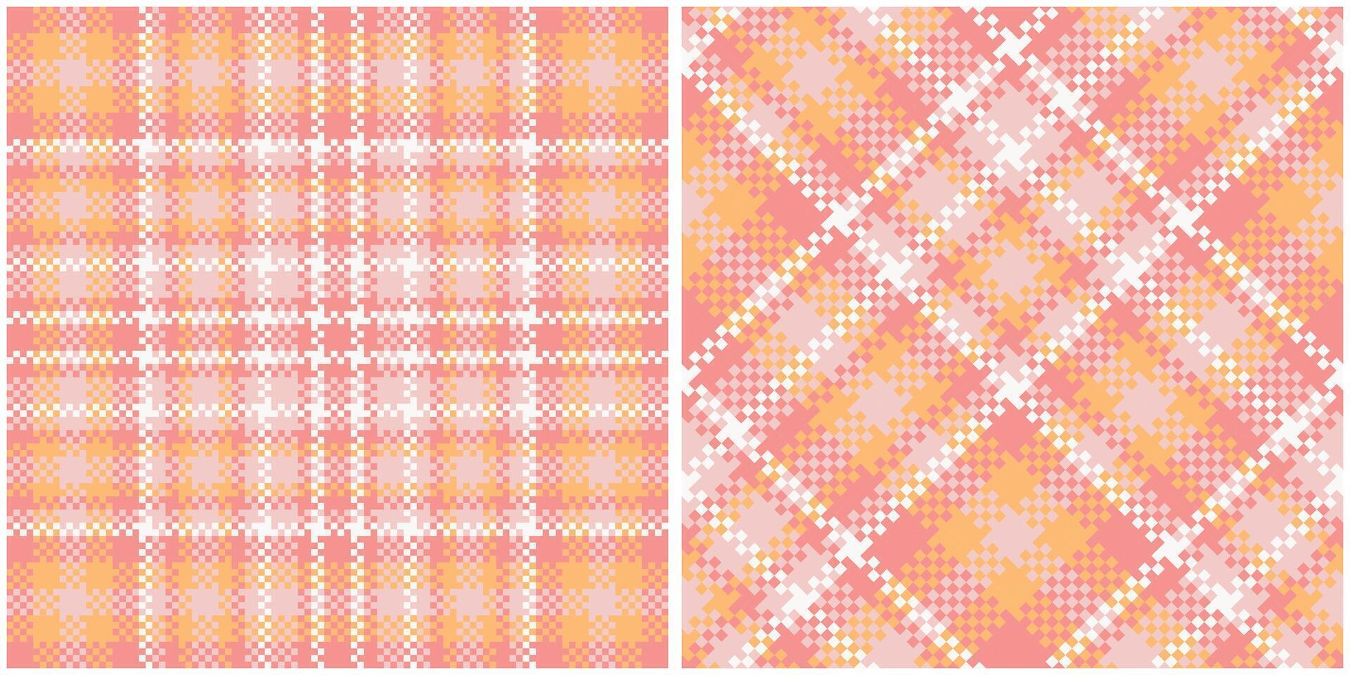 Plaids Pattern Seamless. Checkerboard Pattern Traditional Scottish Woven Fabric. Lumberjack Shirt Flannel Textile. Pattern Tile Swatch Included. vector