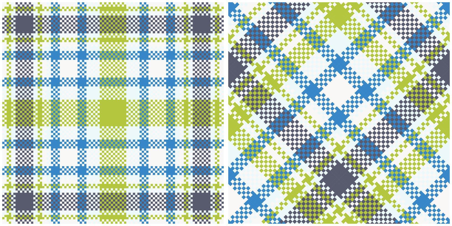 Plaids Pattern Seamless. Abstract Check Plaid Pattern Seamless. Tartan Illustration Set for Scarf, Blanket, Other Modern Spring Summer Autumn Winter Holiday Fabric Print. vector