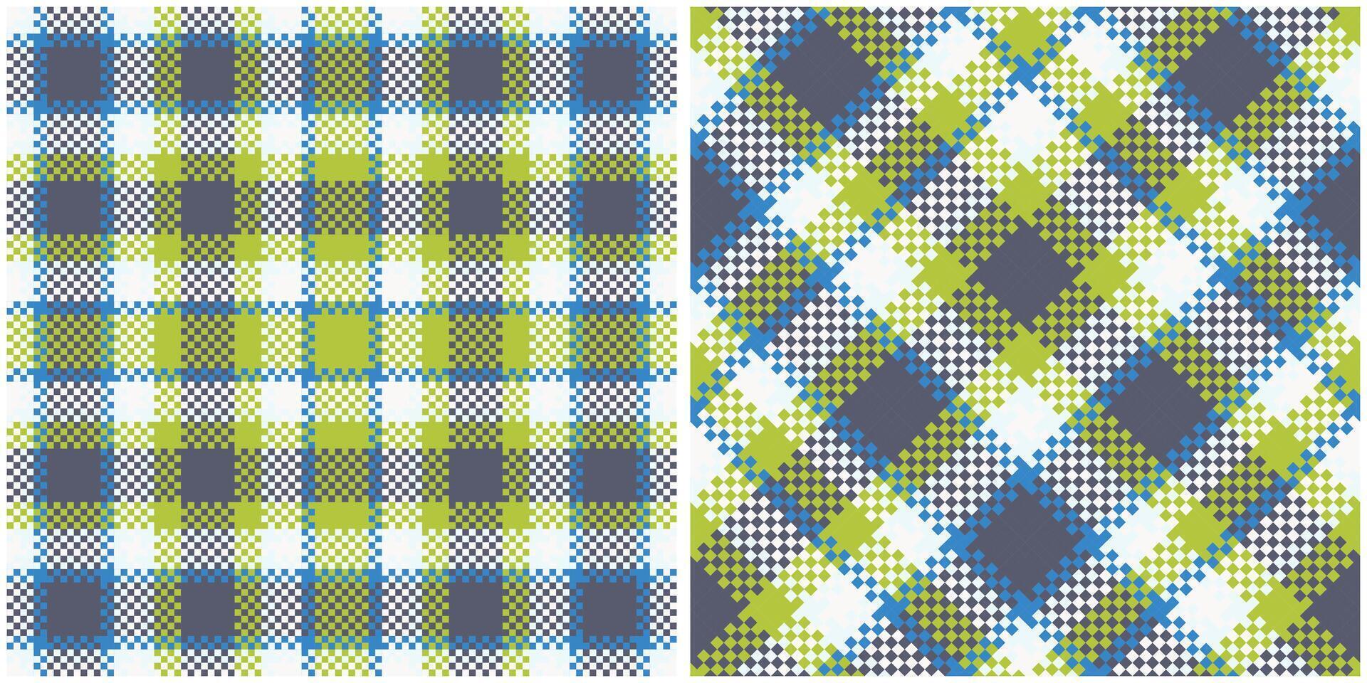 Plaids Pattern Seamless. Abstract Check Plaid Pattern Traditional Scottish Woven Fabric. Lumberjack Shirt Flannel Textile. Pattern Tile Swatch Included. vector