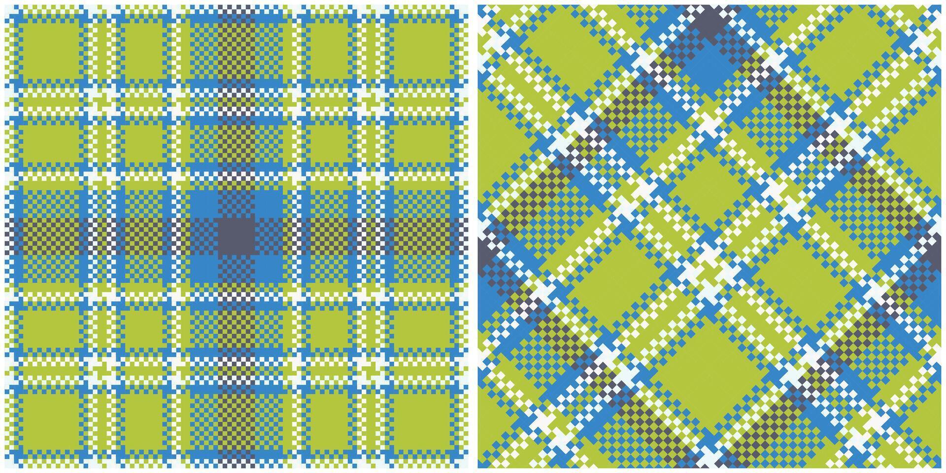 Plaids Pattern Seamless. Traditional Scottish Checkered Background. Traditional Scottish Woven Fabric. Lumberjack Shirt Flannel Textile. Pattern Tile Swatch Included. vector