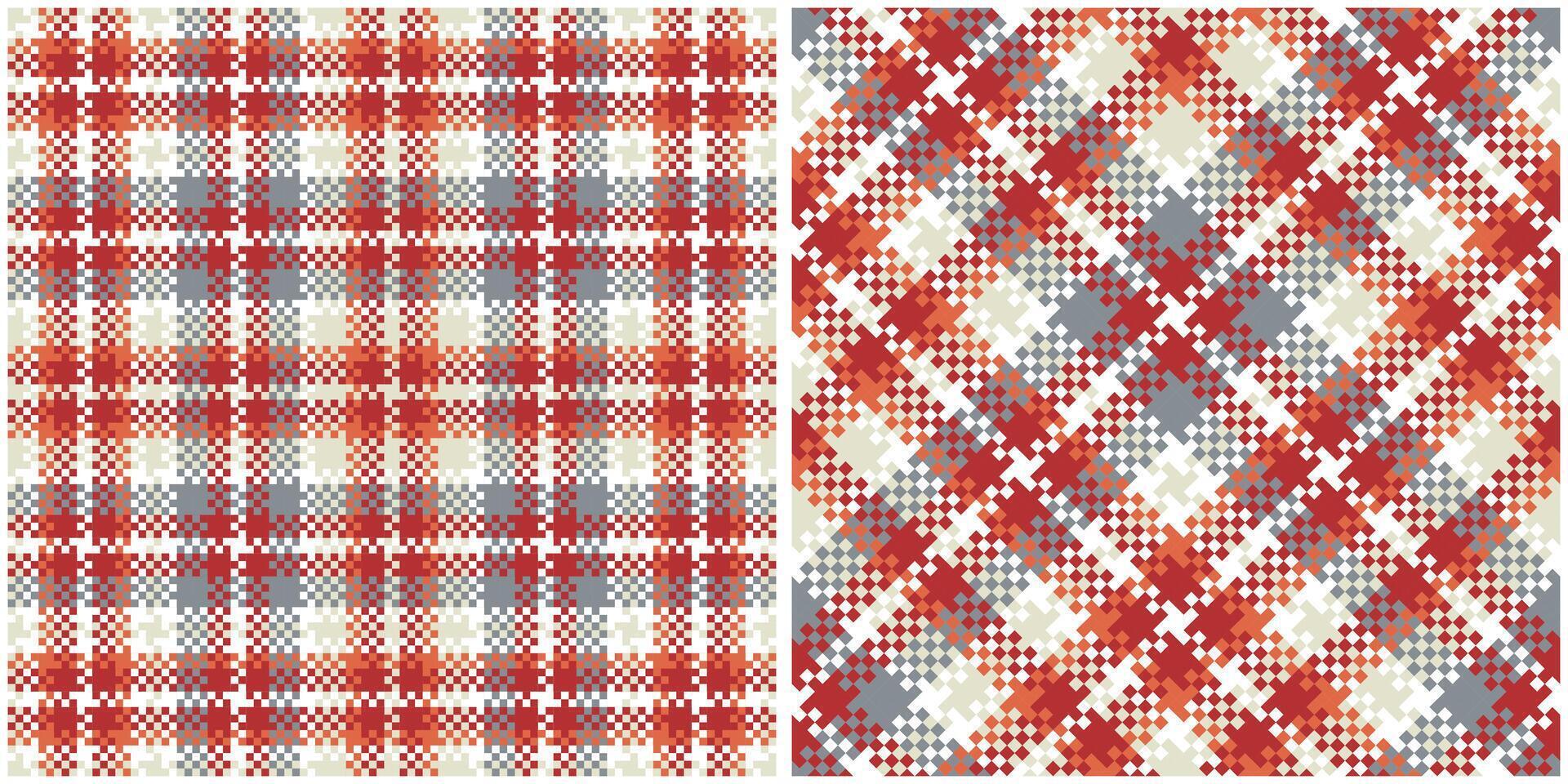 Tartan Pattern Seamless. Sweet Plaid Patterns Seamless Tartan Illustration Set for Scarf, Blanket, Other Modern Spring Summer Autumn Winter Holiday Fabric Print. vector