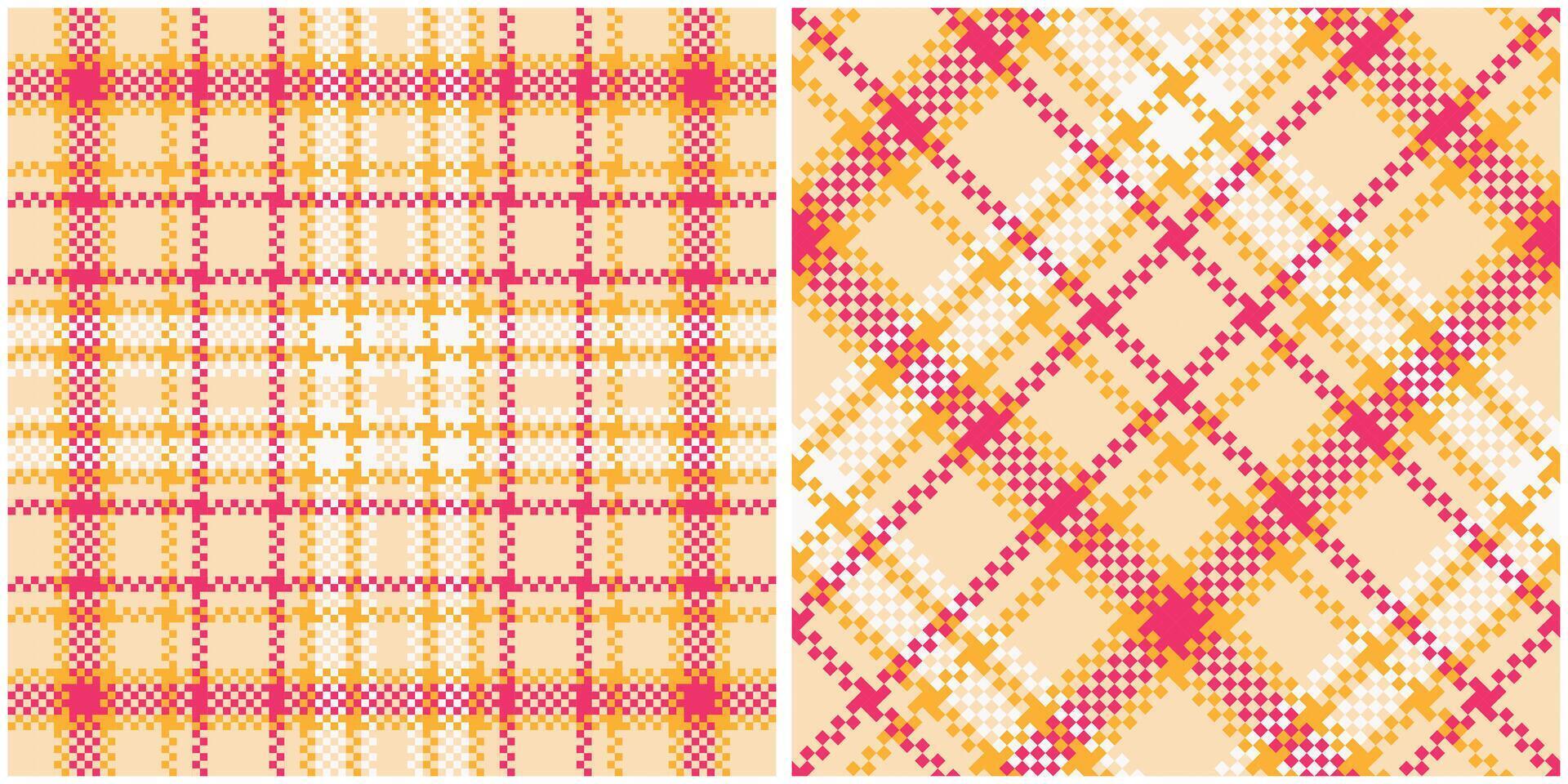 Plaid Pattern Seamless. Abstract Check Plaid Pattern Traditional Scottish Woven Fabric. Lumberjack Shirt Flannel Textile. Pattern Tile Swatch Included. vector