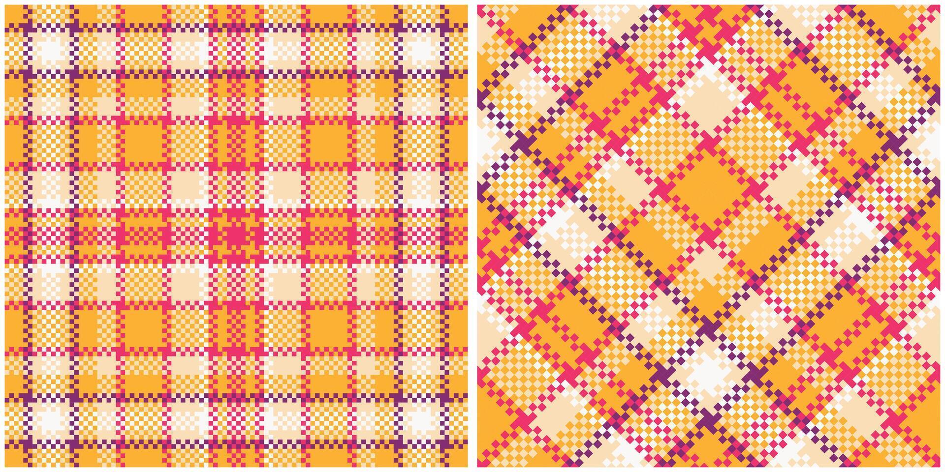 Plaid Pattern Seamless. Traditional Scottish Checkered Background. Flannel Shirt Tartan Patterns. Trendy Tiles for Wallpapers. vector