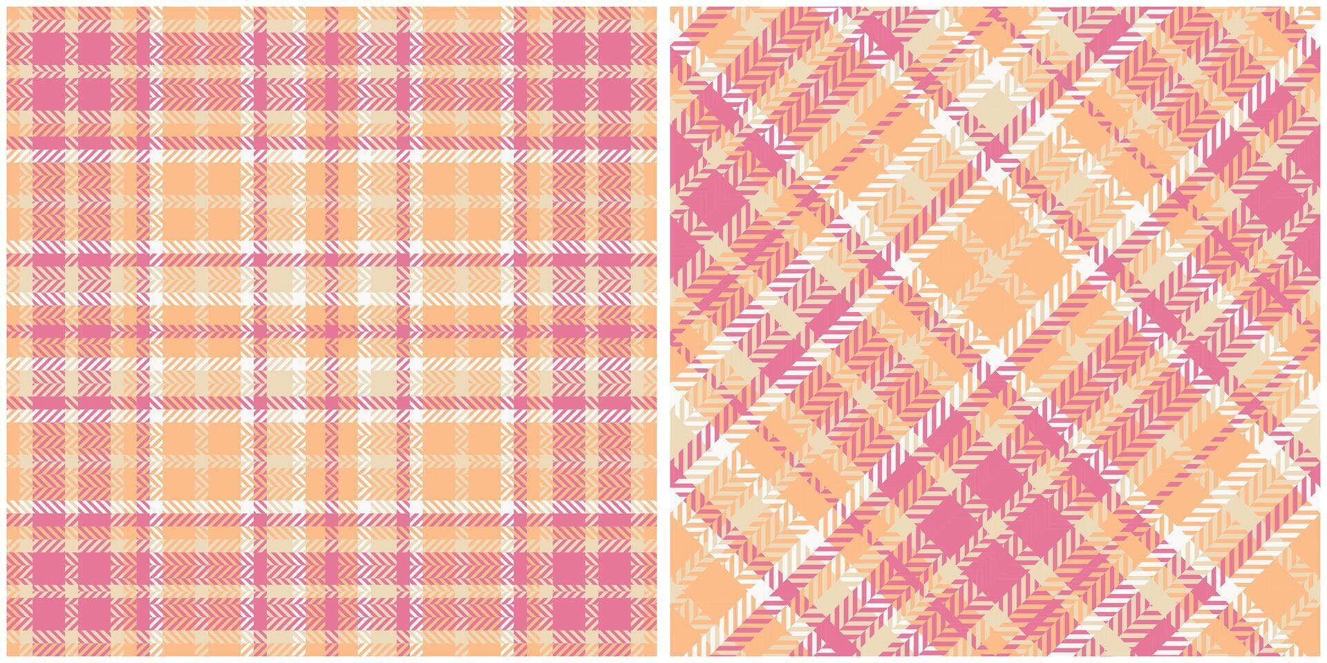 Plaid Patterns Seamless. Classic Plaid Tartan Seamless Tartan Illustration Set for Scarf, Blanket, Other Modern Spring Summer Autumn Winter Holiday Fabric Print. vector