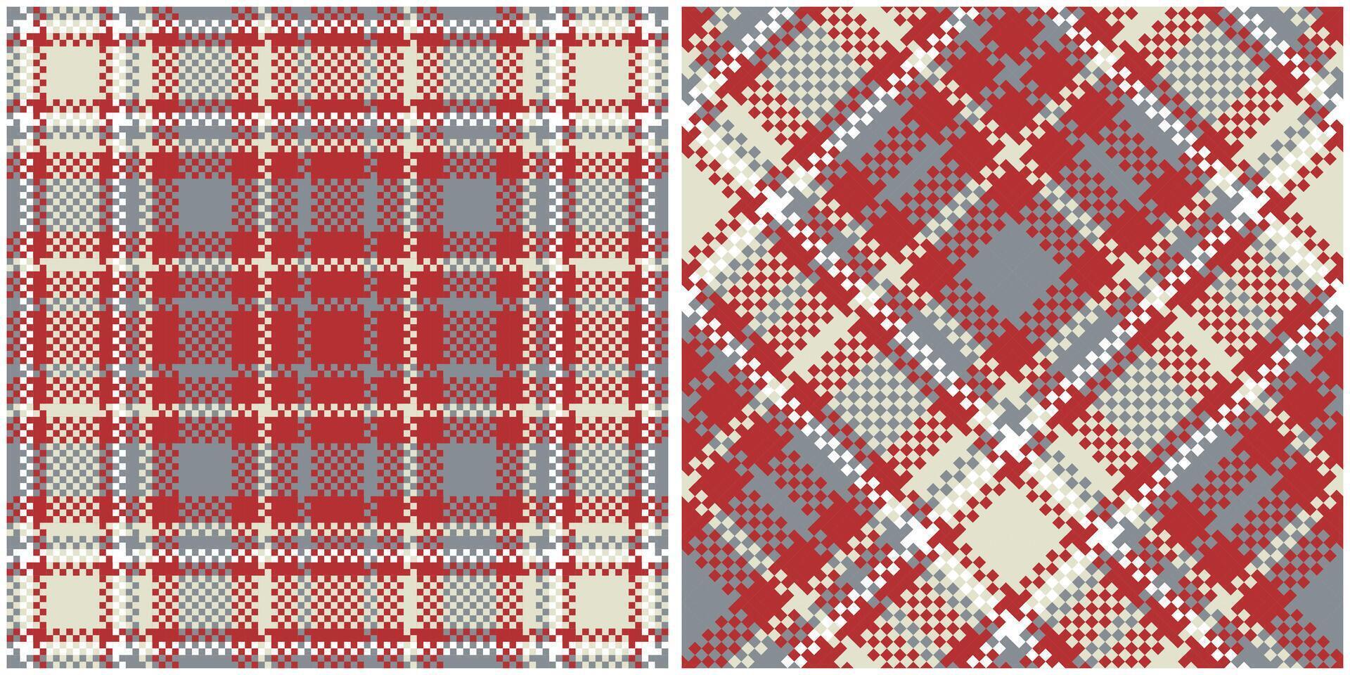 Tartan Pattern Seamless. Pastel Gingham Patterns Template for Design Ornament. Seamless Fabric Texture. vector