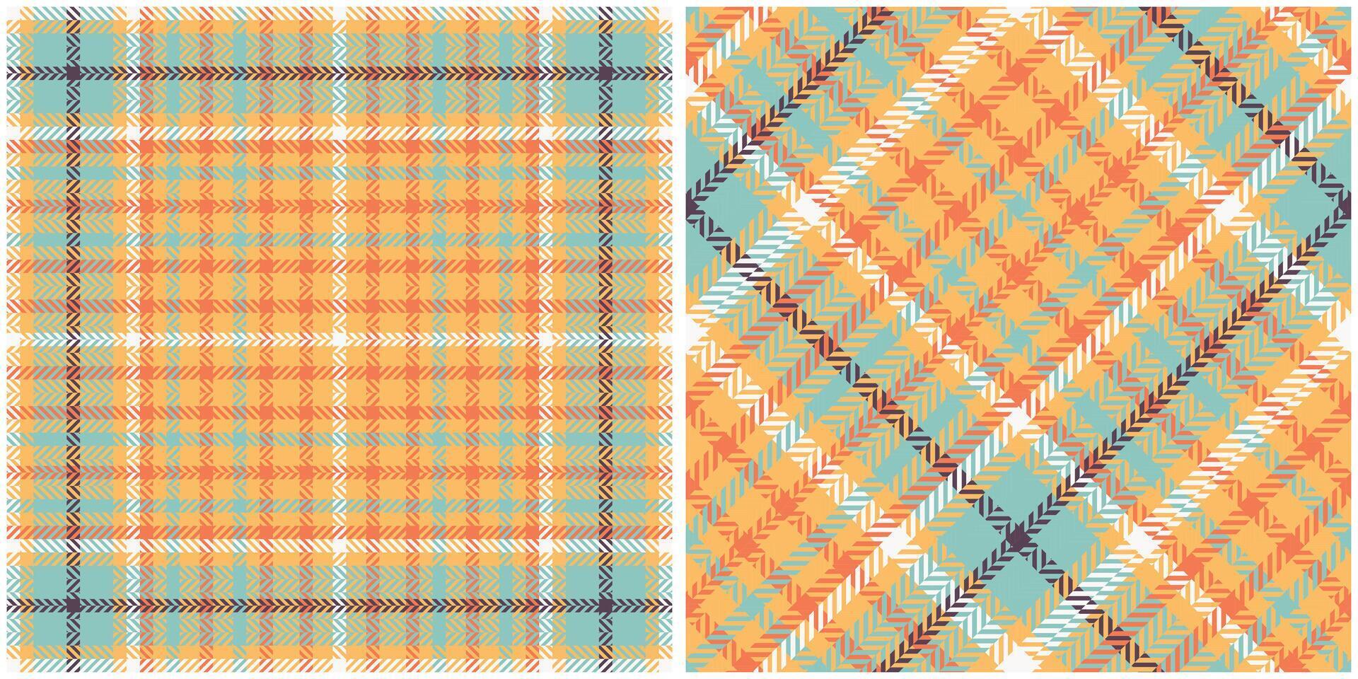 Scottish Tartan Pattern. Tartan Seamless Pattern Seamless Tartan Illustration Set for Scarf, Blanket, Other Modern Spring Summer Autumn Winter Holiday Fabric Print. vector