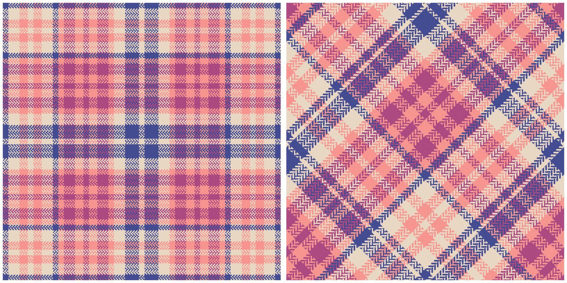 Scottish Tartan Seamless Pattern. Plaid Pattern Seamless Seamless Tartan Illustration Set for Scarf, Blanket, Other Modern Spring Summer Autumn Winter Holiday Fabric Print. vector