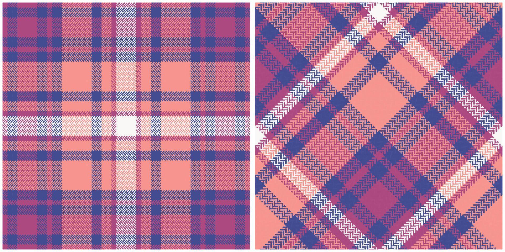 Scottish Tartan Seamless Pattern. Checkerboard Pattern Seamless Tartan Illustration Set for Scarf, Blanket, Other Modern Spring Summer Autumn Winter Holiday Fabric Print. vector