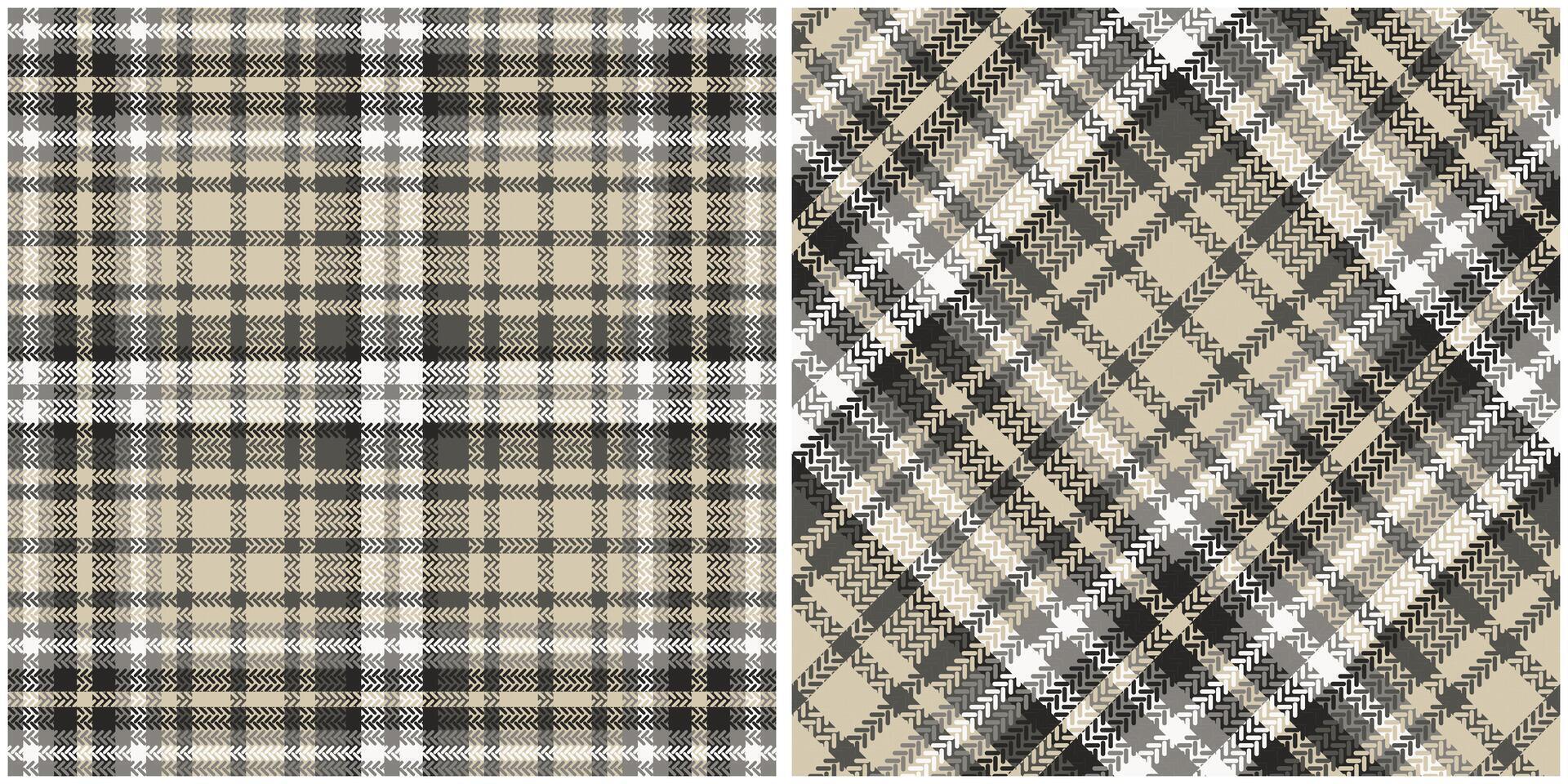 Scottish Tartan Seamless Pattern. Classic Plaid Tartan Seamless Tartan Illustration Set for Scarf, Blanket, Other Modern Spring Summer Autumn Winter Holiday Fabric Print. vector