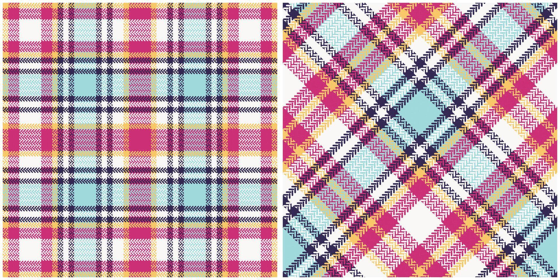 Scottish Tartan Seamless Pattern. Scottish Plaid, Seamless Tartan Illustration Set for Scarf, Blanket, Other Modern Spring Summer Autumn Winter Holiday Fabric Print. vector
