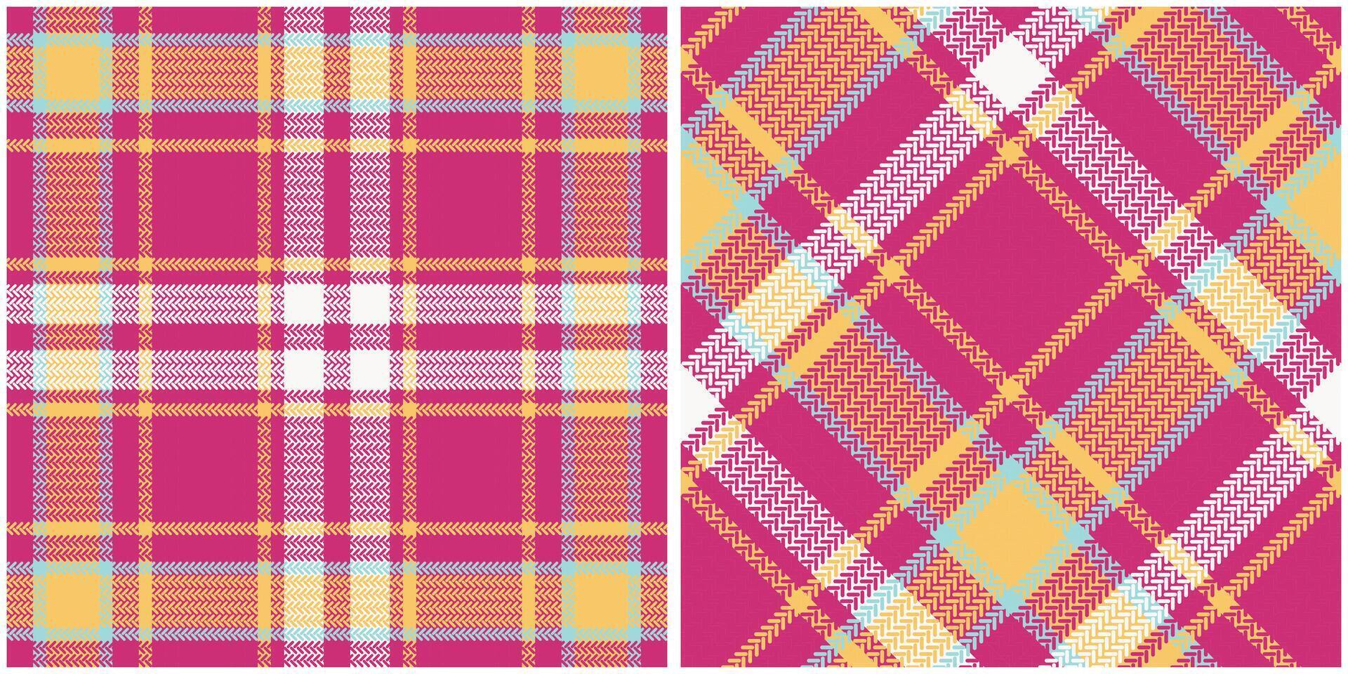 Scottish Tartan Seamless Pattern. Traditional Scottish Checkered Background. Traditional Scottish Woven Fabric. Lumberjack Shirt Flannel Textile. Pattern Tile Swatch Included. vector