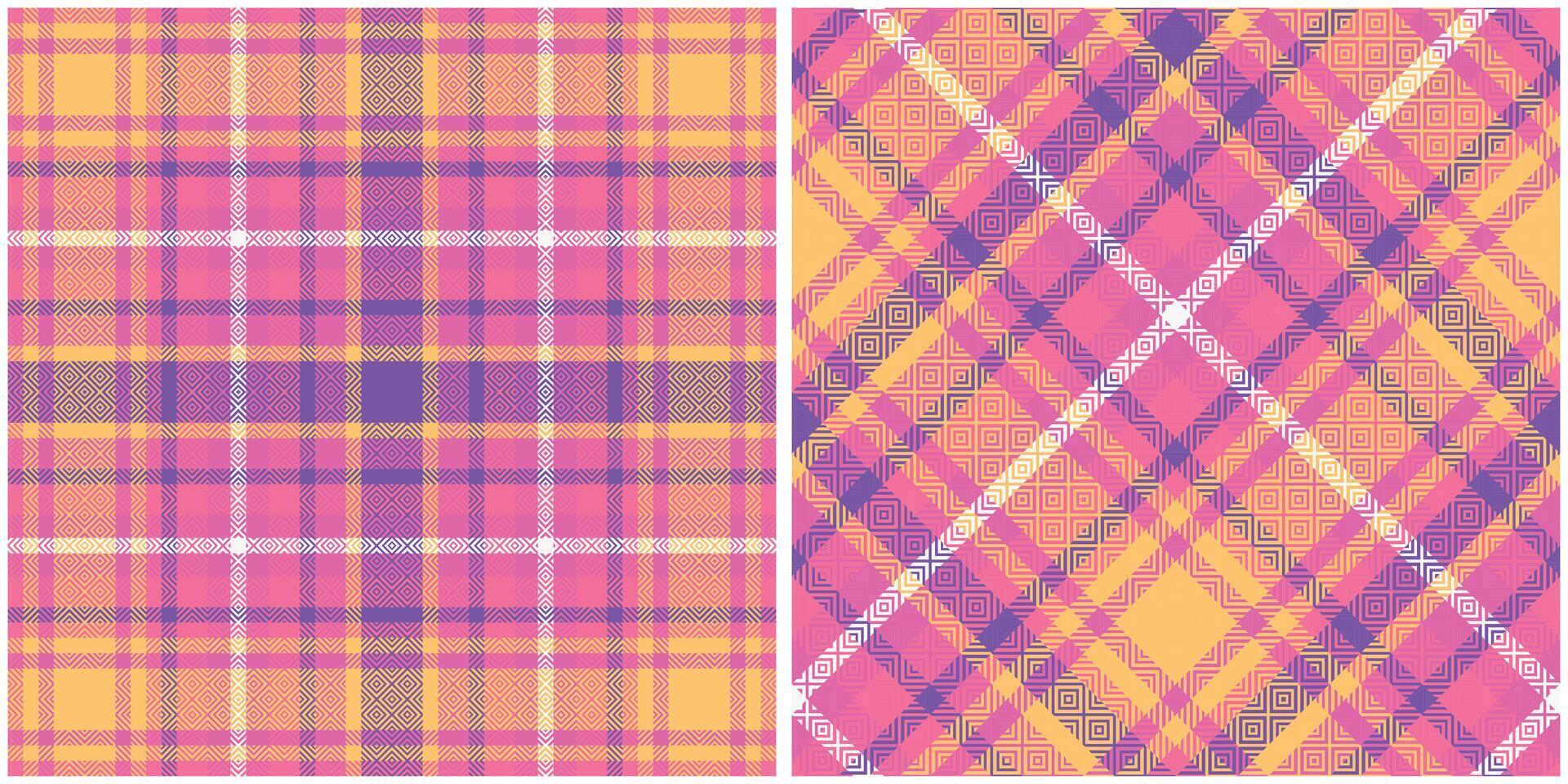 Tartan Plaid Seamless Pattern. Checker Pattern. Template for Design Ornament. Seamless Fabric Texture. vector