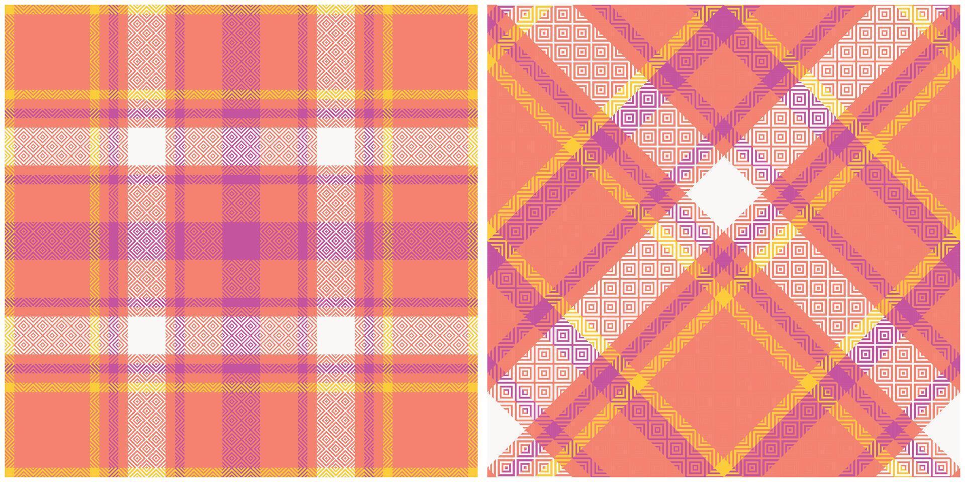 Tartan Plaid Seamless Pattern. Classic Scottish Tartan Design. Seamless Tartan Illustration Set for Scarf, Blanket, Other Modern Spring Summer Autumn Winter Holiday Fabric Print. vector