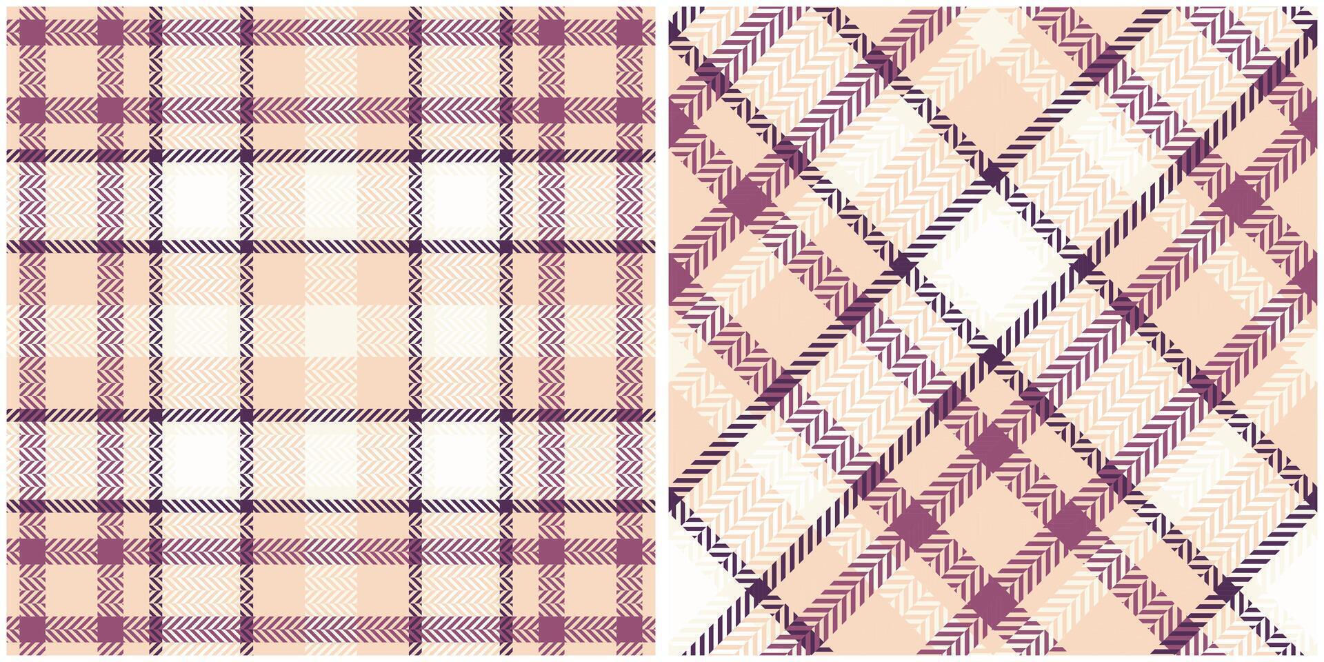 Classic Scottish Tartan Design. Tartan Plaid Seamless Pattern. Seamless Tartan Illustration Set for Scarf, Blanket, Other Modern Spring Summer Autumn Winter Holiday Fabric Print. vector
