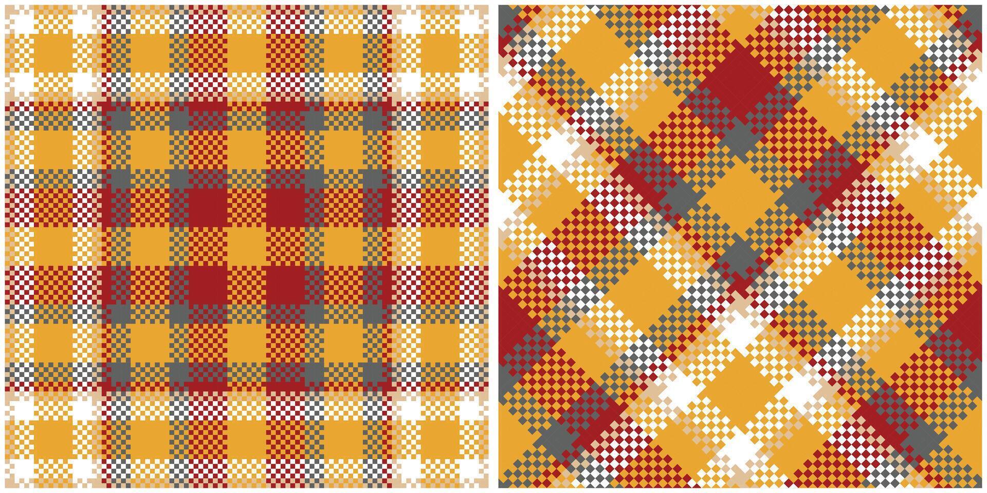 Tartan Pattern Seamless. Traditional Scottish Checkered Background. Template for Design Ornament. Seamless Fabric Texture. vector