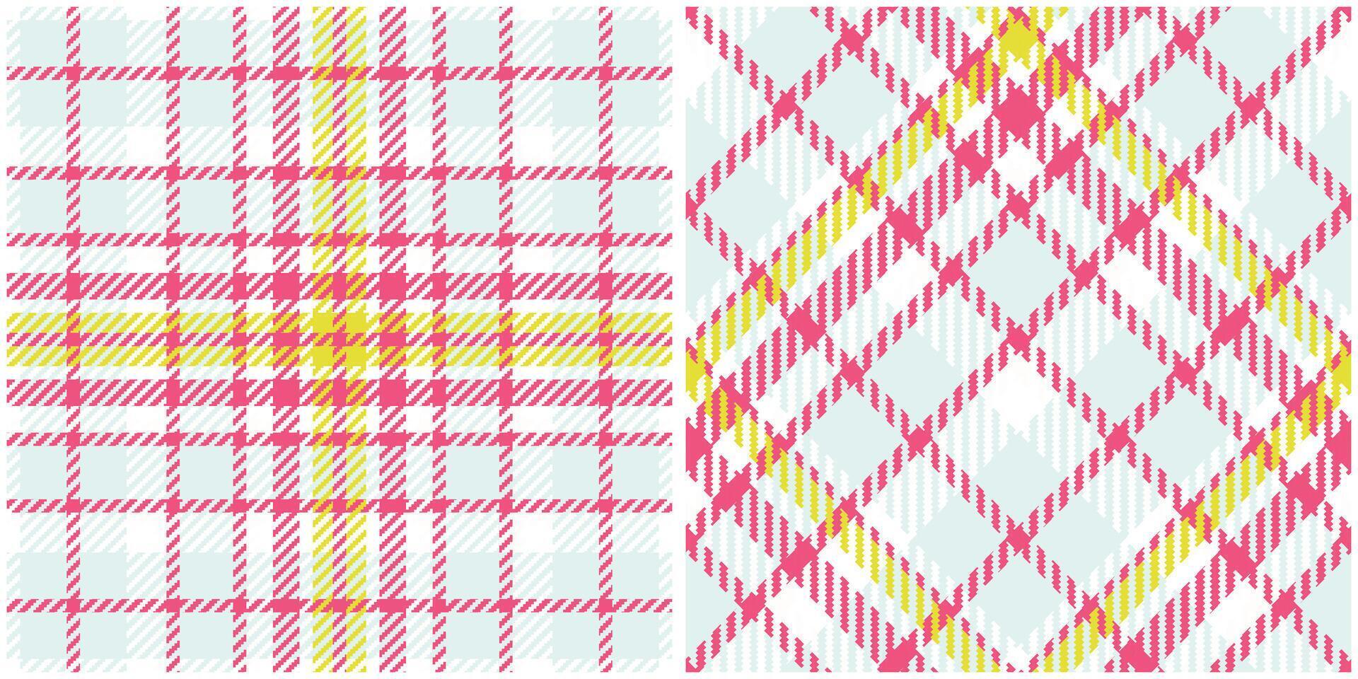 Tartan Plaid Seamless Pattern. Classic Plaid Tartan. Seamless Tartan Illustration Set for Scarf, Blanket, Other Modern Spring Summer Autumn Winter Holiday Fabric Print. vector
