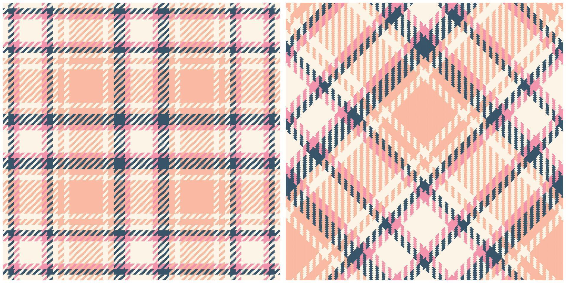Tartan Plaid Seamless Pattern. Traditional Scottish Checkered Background. Seamless Tartan Illustration Set for Scarf, Blanket, Other Modern Spring Summer Autumn Winter Holiday Fabric Print. vector
