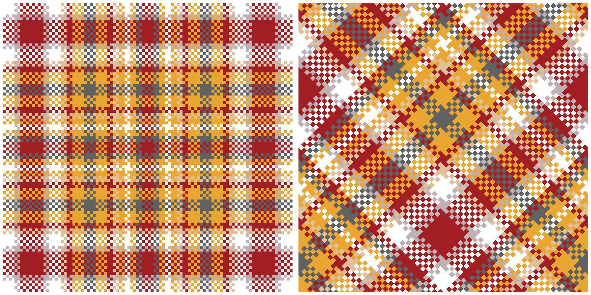 Tartan Seamless Pattern. Sweet Checker Pattern Traditional Scottish Woven Fabric. Lumberjack Shirt Flannel Textile. Pattern Tile Swatch Included. vector