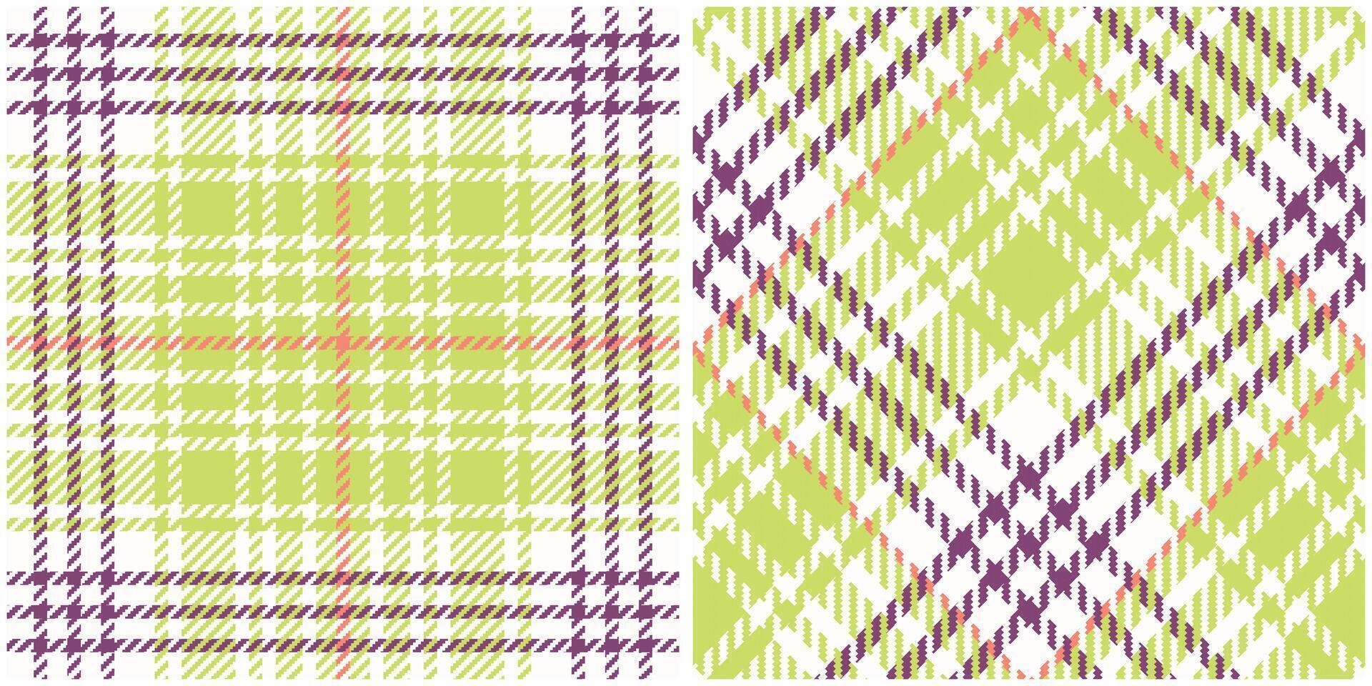 Tartan Plaid Pattern Seamless. Checkerboard Pattern. Seamless Tartan Illustration Set for Scarf, Blanket, Other Modern Spring Summer Autumn Winter Holiday Fabric Print. vector