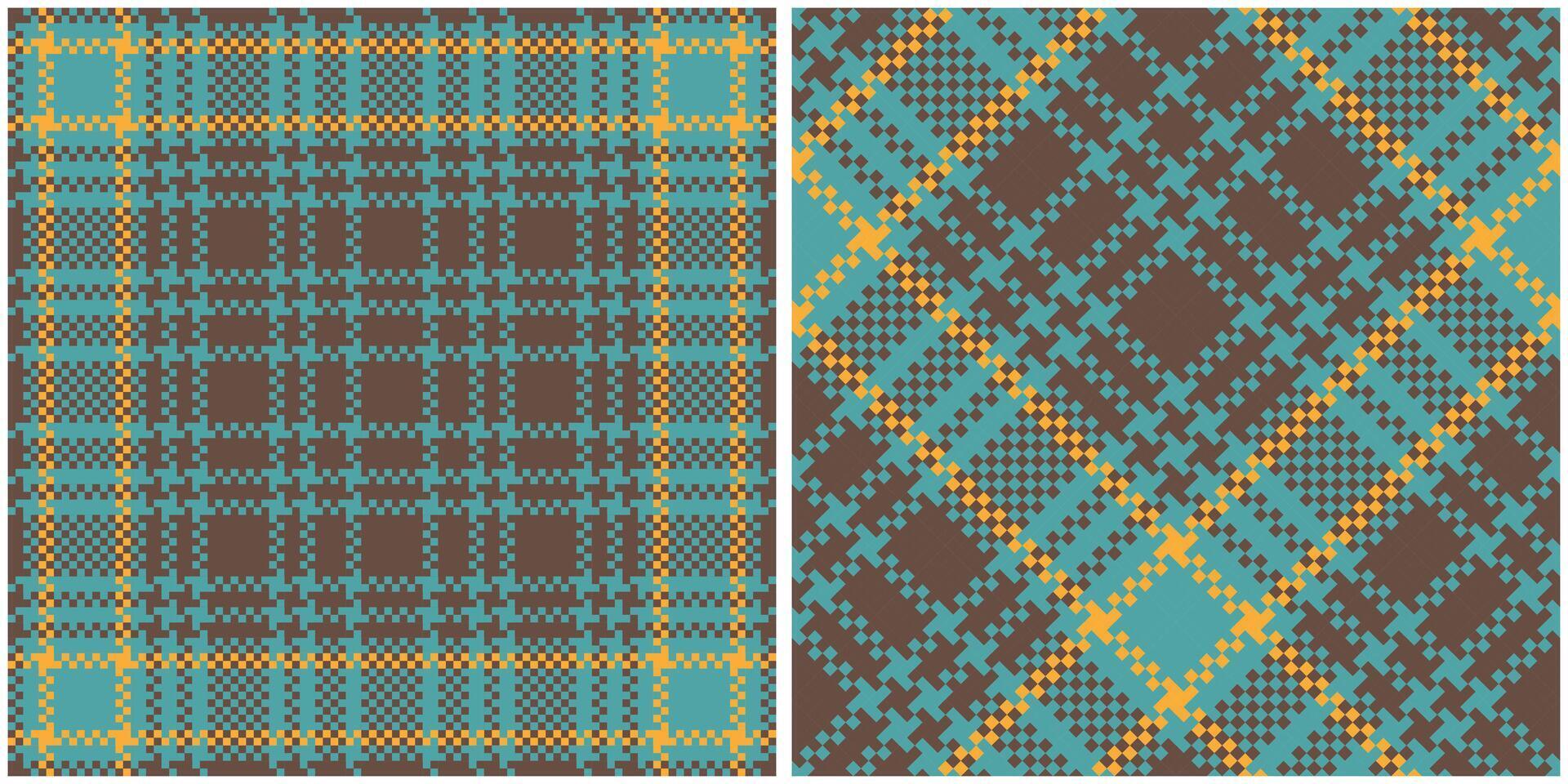 Tartan Pattern Seamless. Sweet Checkerboard Pattern Traditional Scottish Woven Fabric. Lumberjack Shirt Flannel Textile. Pattern Tile Swatch Included. vector