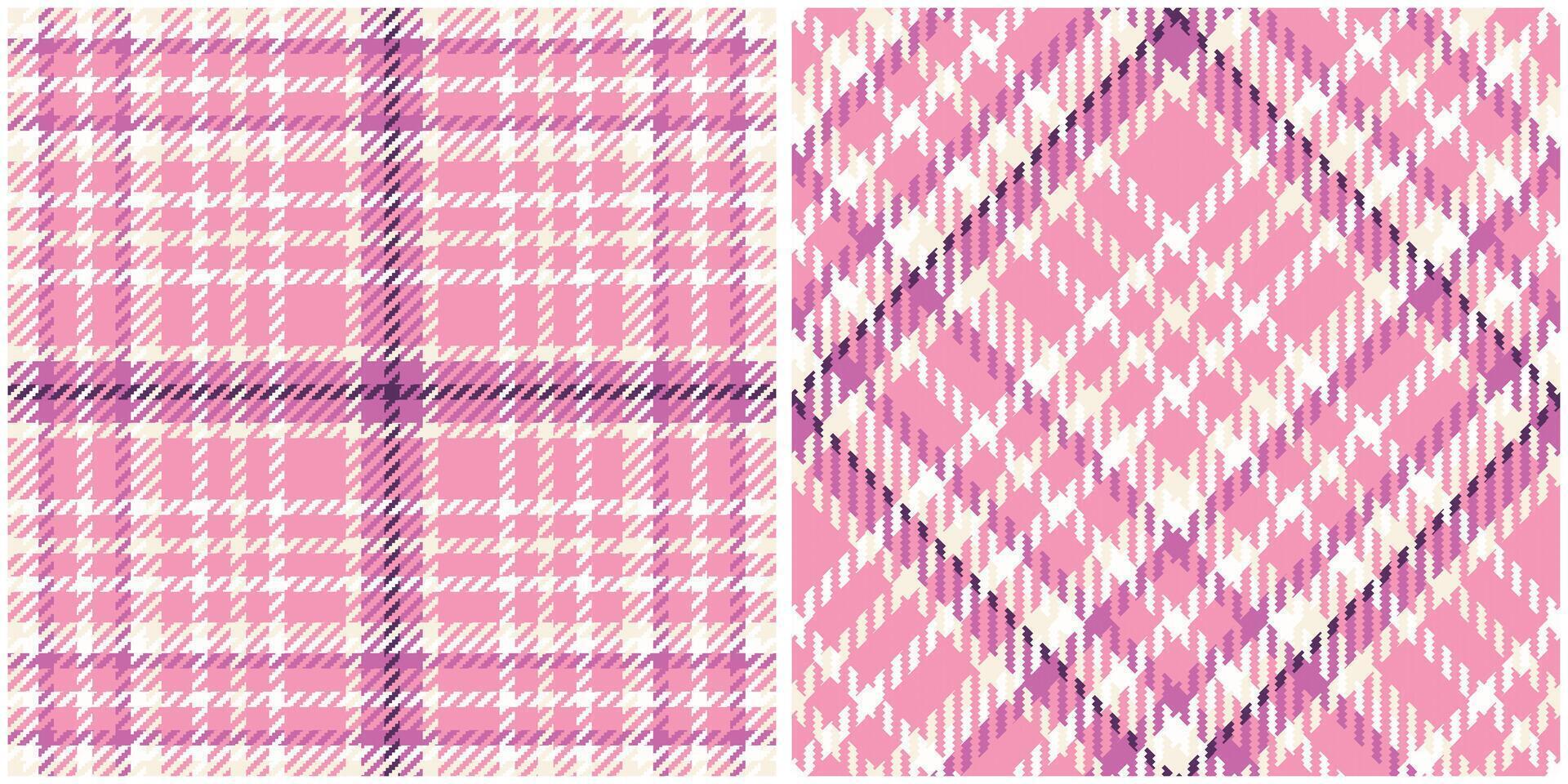 Scottish Tartan Plaid Seamless Pattern, Gingham Patterns. Seamless Tartan Illustration Set for Scarf, Blanket, Other Modern Spring Summer Autumn Winter Holiday Fabric Print. vector
