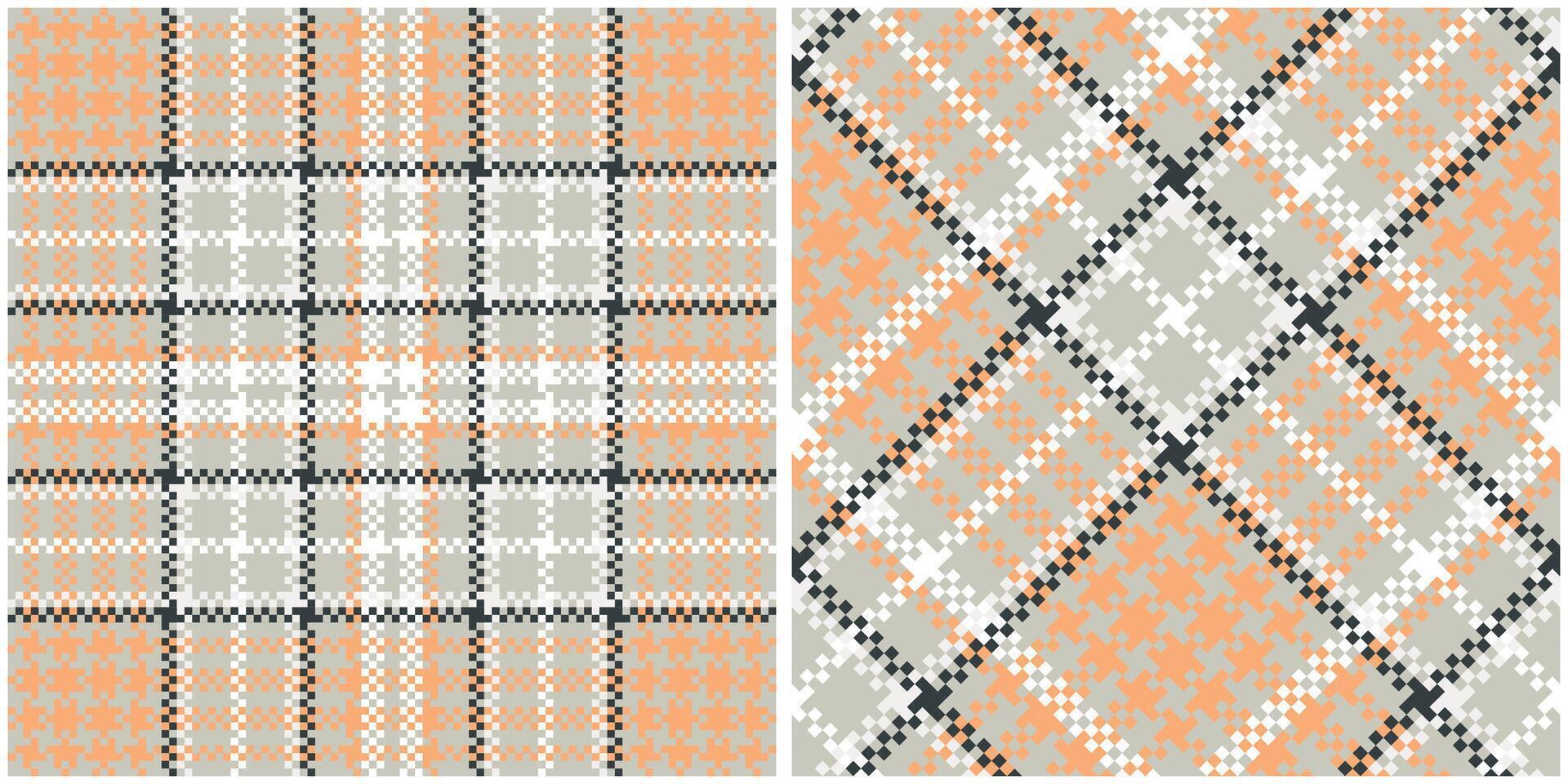 Tartan Seamless Pattern. Sweet Checkerboard Pattern Template for Design Ornament. Seamless Fabric Texture. vector