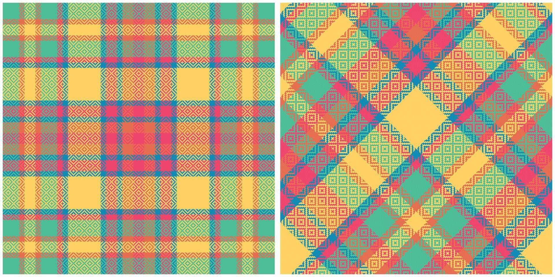 Scottish Tartan Plaid Seamless Pattern, Classic Plaid Tartan. Template for Design Ornament. Seamless Fabric Texture. Illustration vector