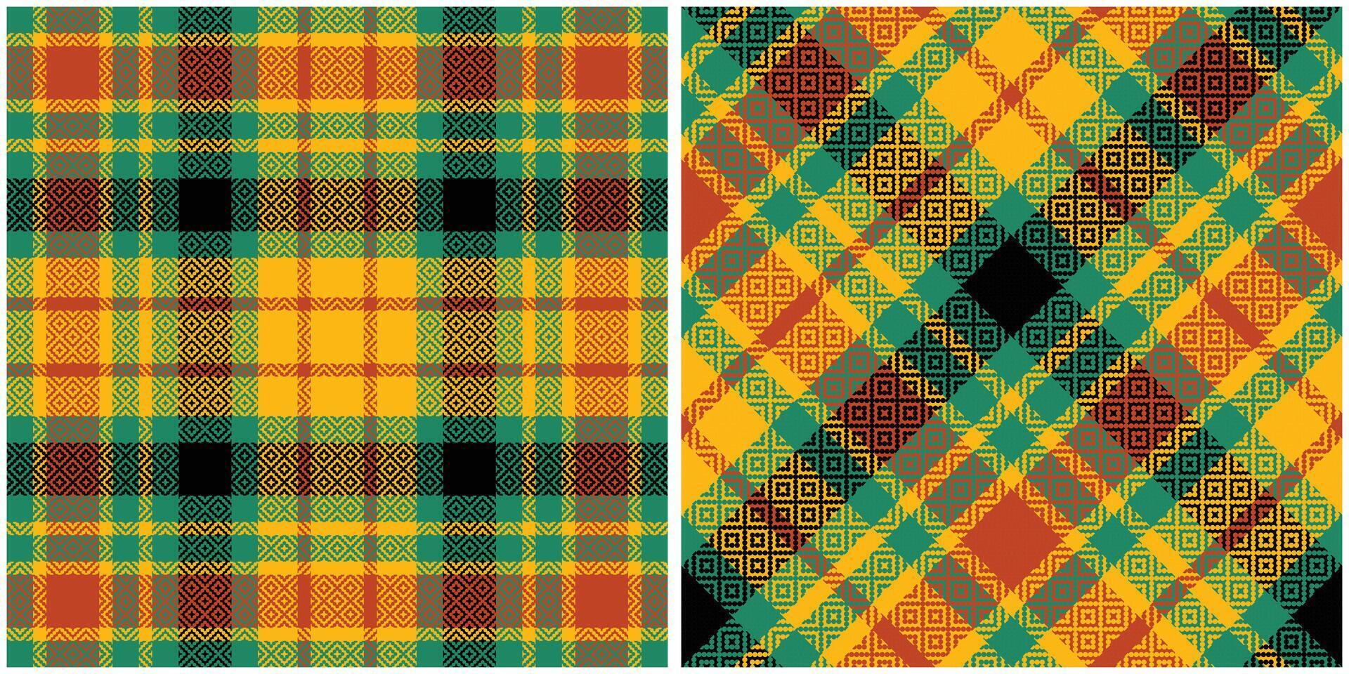 Scottish Tartan Plaid Seamless Pattern, Abstract Check Plaid Pattern. Template for Design Ornament. Seamless Fabric Texture. Illustration vector