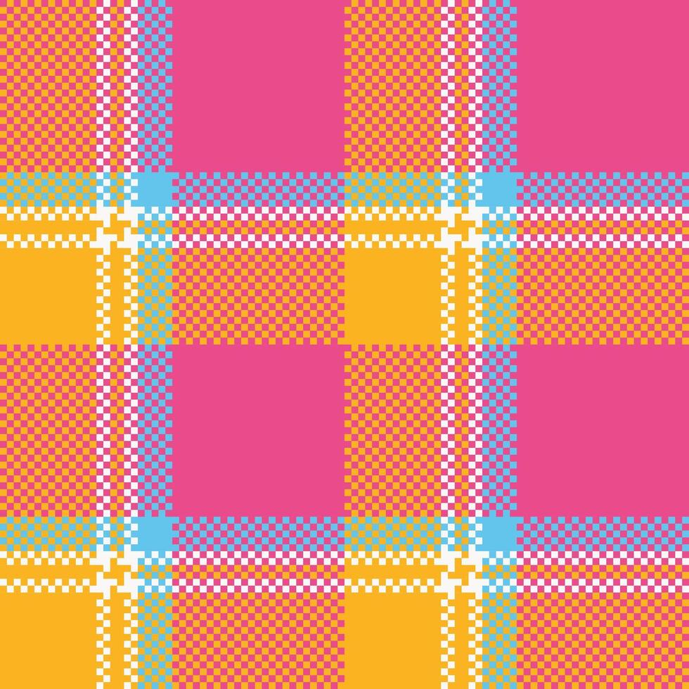 Plaids Pattern Seamless. Gingham Patterns Seamless Tartan Illustration Set for Scarf, Blanket, Other Modern Spring Summer Autumn Winter Holiday Fabric Print. vector