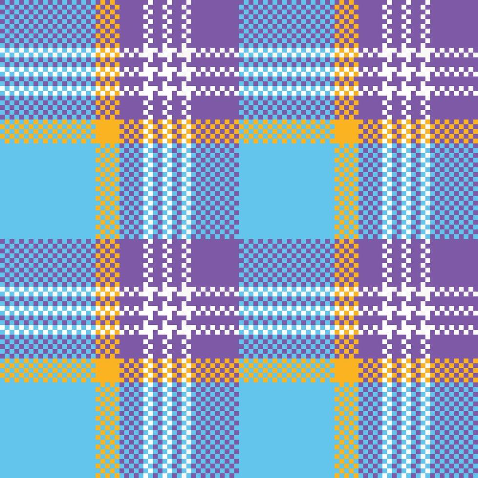 Plaids Pattern Seamless. Scottish Plaid, Template for Design Ornament. Seamless Fabric Texture. vector