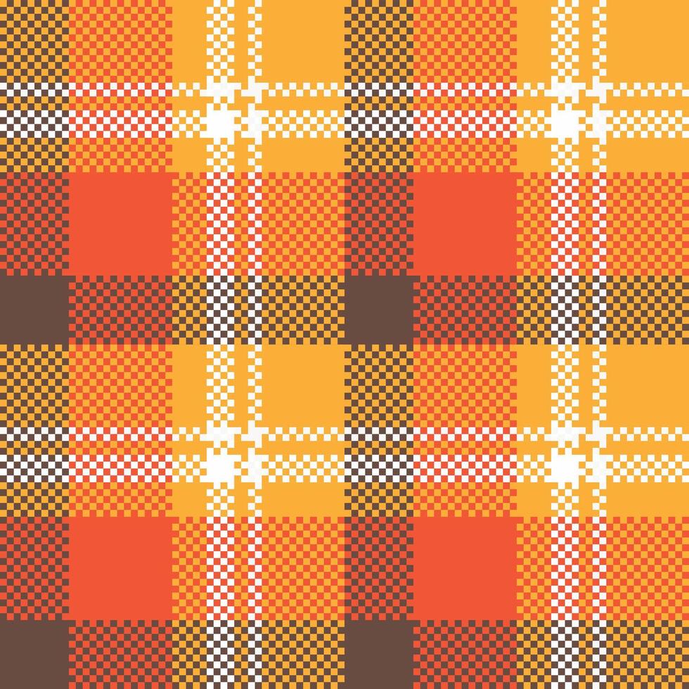 Plaid Pattern Seamless. Tartan Seamless Pattern Seamless Tartan Illustration Set for Scarf, Blanket, Other Modern Spring Summer Autumn Winter Holiday Fabric Print. vector