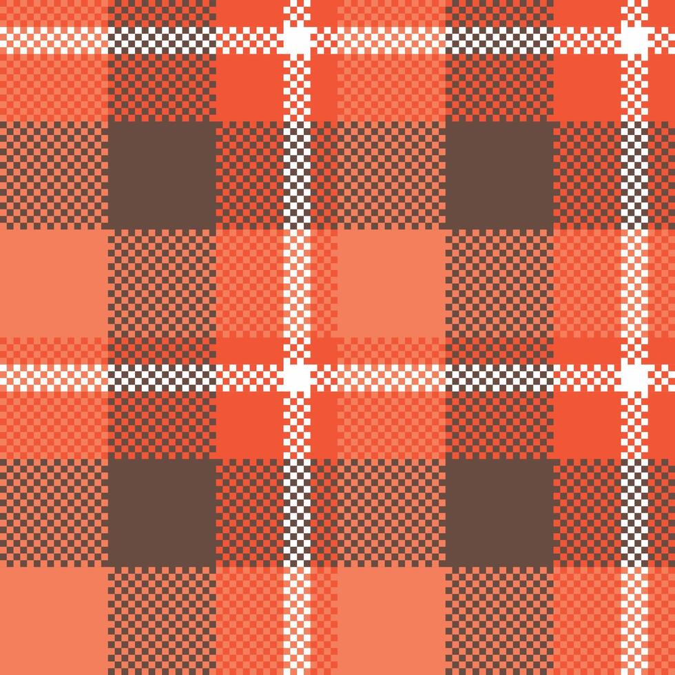 Plaid Pattern Seamless. Scottish Tartan Pattern Seamless Tartan Illustration Set for Scarf, Blanket, Other Modern Spring Summer Autumn Winter Holiday Fabric Print. vector