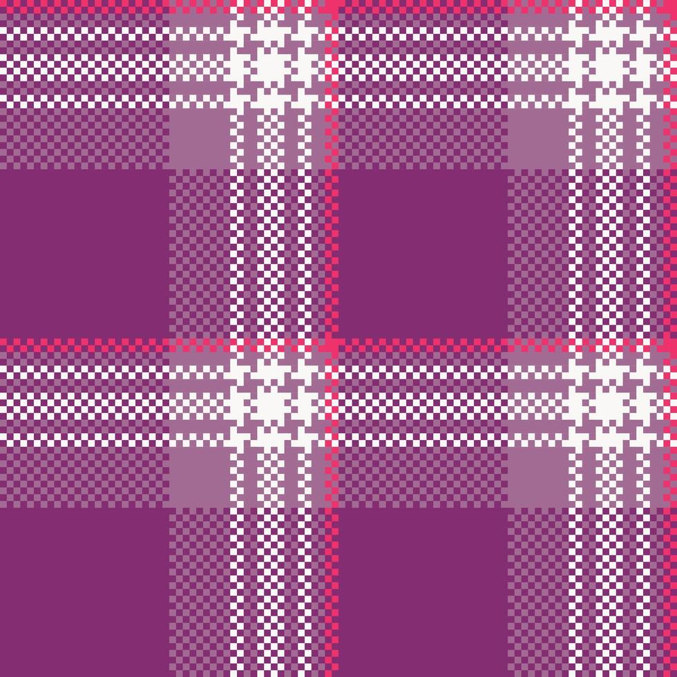 Scottish Tartan Pattern. Checkerboard Pattern Seamless Tartan Illustration Set for Scarf, Blanket, Other Modern Spring Summer Autumn Winter Holiday Fabric Print. vector