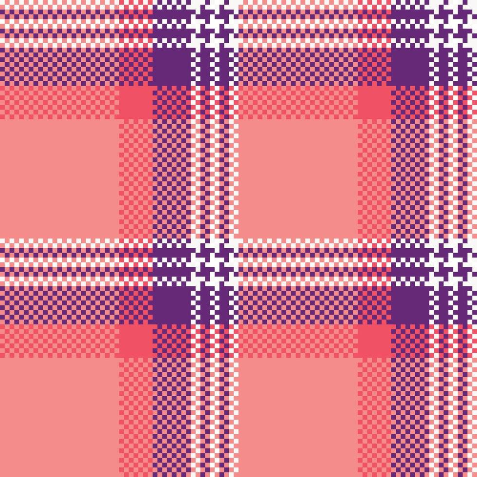 Scottish Tartan Seamless Pattern. Checkerboard Pattern Traditional Scottish Woven Fabric. Lumberjack Shirt Flannel Textile. Pattern Tile Swatch Included. vector
