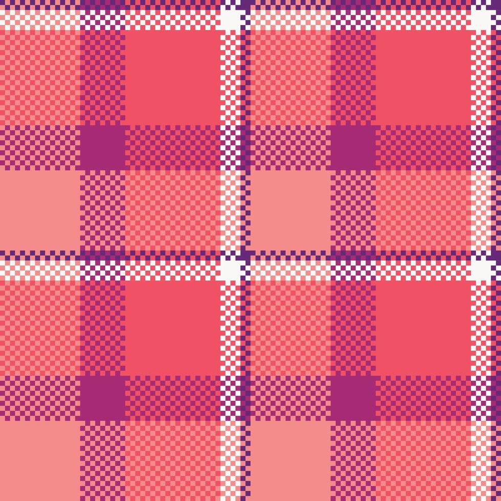 Scottish Tartan Seamless Pattern. Checkerboard Pattern Template for Design Ornament. Seamless Fabric Texture. vector