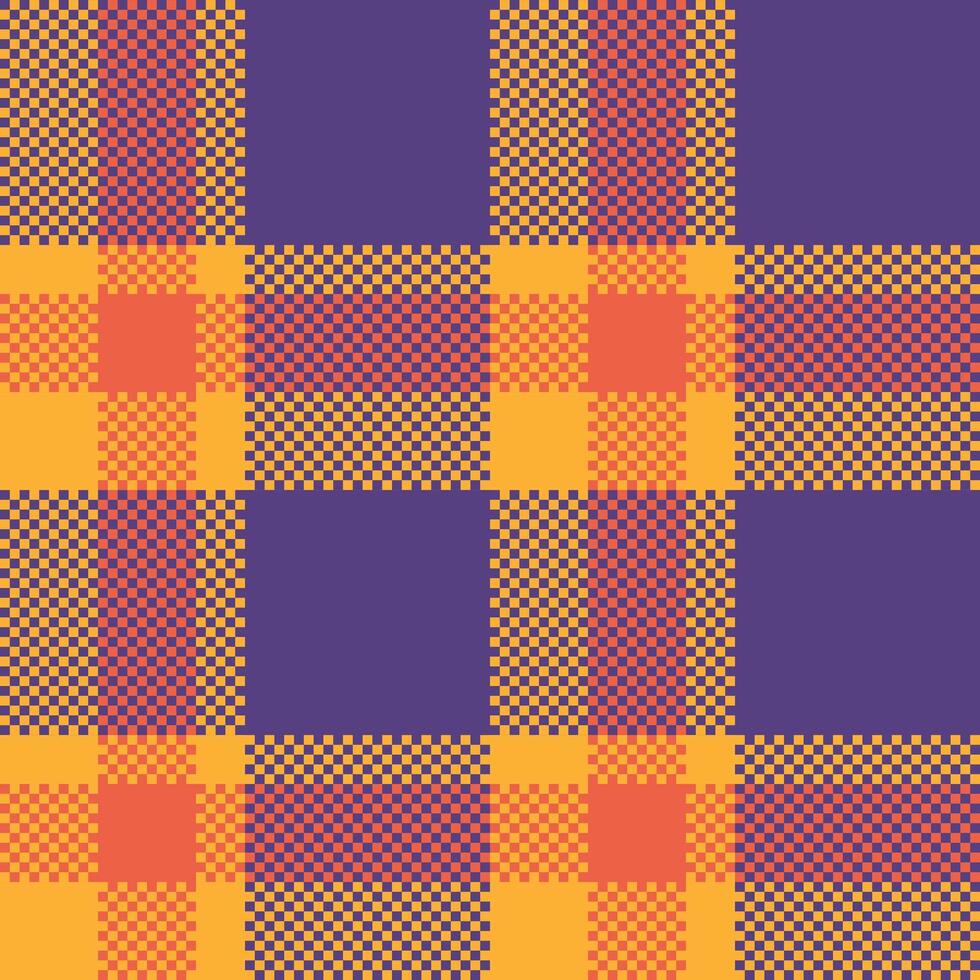 Tartan Plaid Seamless Pattern. Checker Pattern. Template for Design Ornament. Seamless Fabric Texture. vector