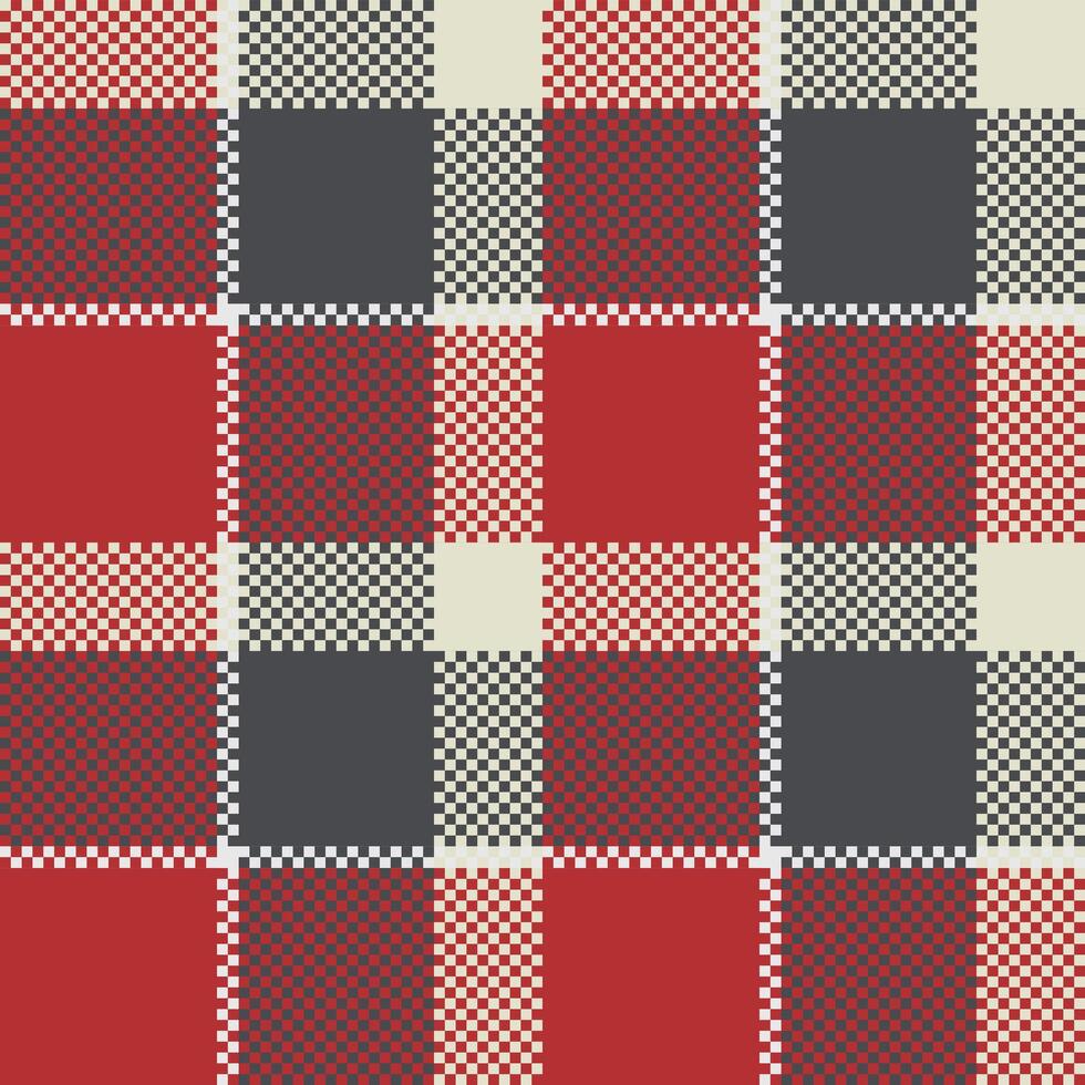 Tartan Pattern Seamless. Traditional Scottish Checkered Background. Traditional Scottish Woven Fabric. Lumberjack Shirt Flannel Textile. Pattern Tile Swatch Included. vector