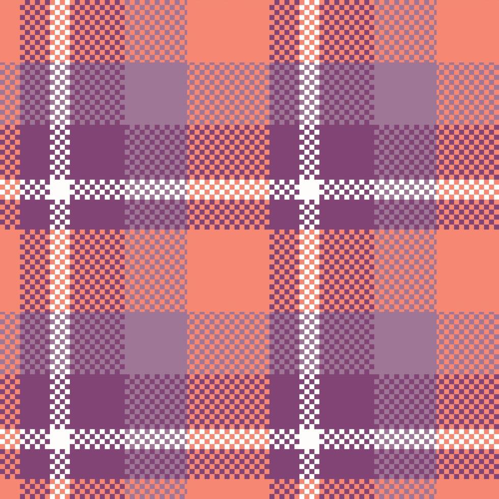 Scottish Tartan Plaid Seamless Pattern, Traditional Scottish Checkered Background. Traditional Scottish Woven Fabric. Lumberjack Shirt Flannel Textile. Pattern Tile Swatch Included. vector