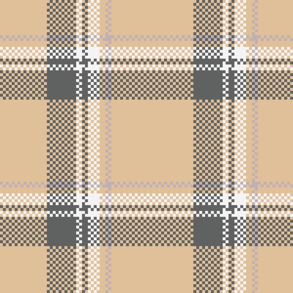Tartan Seamless Pattern. Sweet Pastel Plaid Pattern Traditional Scottish Woven Fabric. Lumberjack Shirt Flannel Textile. Pattern Tile Swatch Included. vector