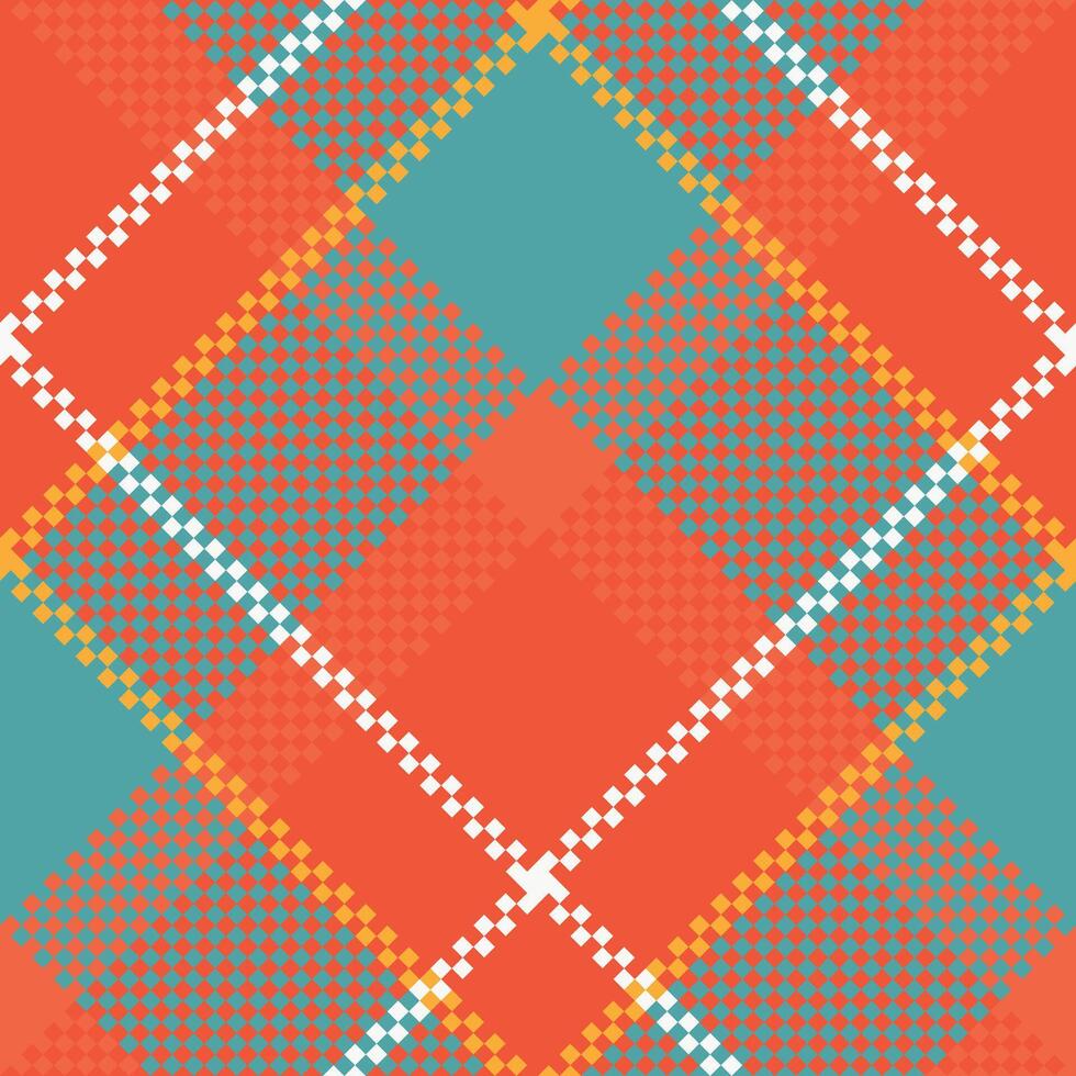Tartan Pattern Seamless. Sweet Checkerboard Pattern Seamless Tartan Illustration Set for Scarf, Blanket, Other Modern Spring Summer Autumn Winter Holiday Fabric Print. vector