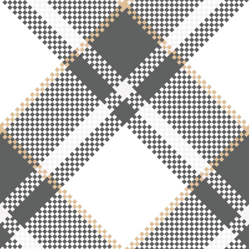 Tartan Seamless Pattern. Sweet Pastel Plaid Pattern Seamless Tartan Illustration Set for Scarf, Blanket, Other Modern Spring Summer Autumn Winter Holiday Fabric Print. vector