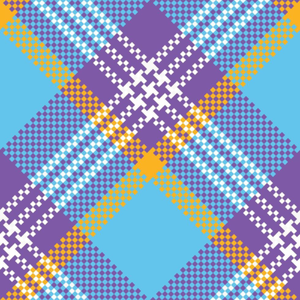 Plaids Pattern Seamless. Scottish Plaid, Template for Design Ornament. Seamless Fabric Texture. vector