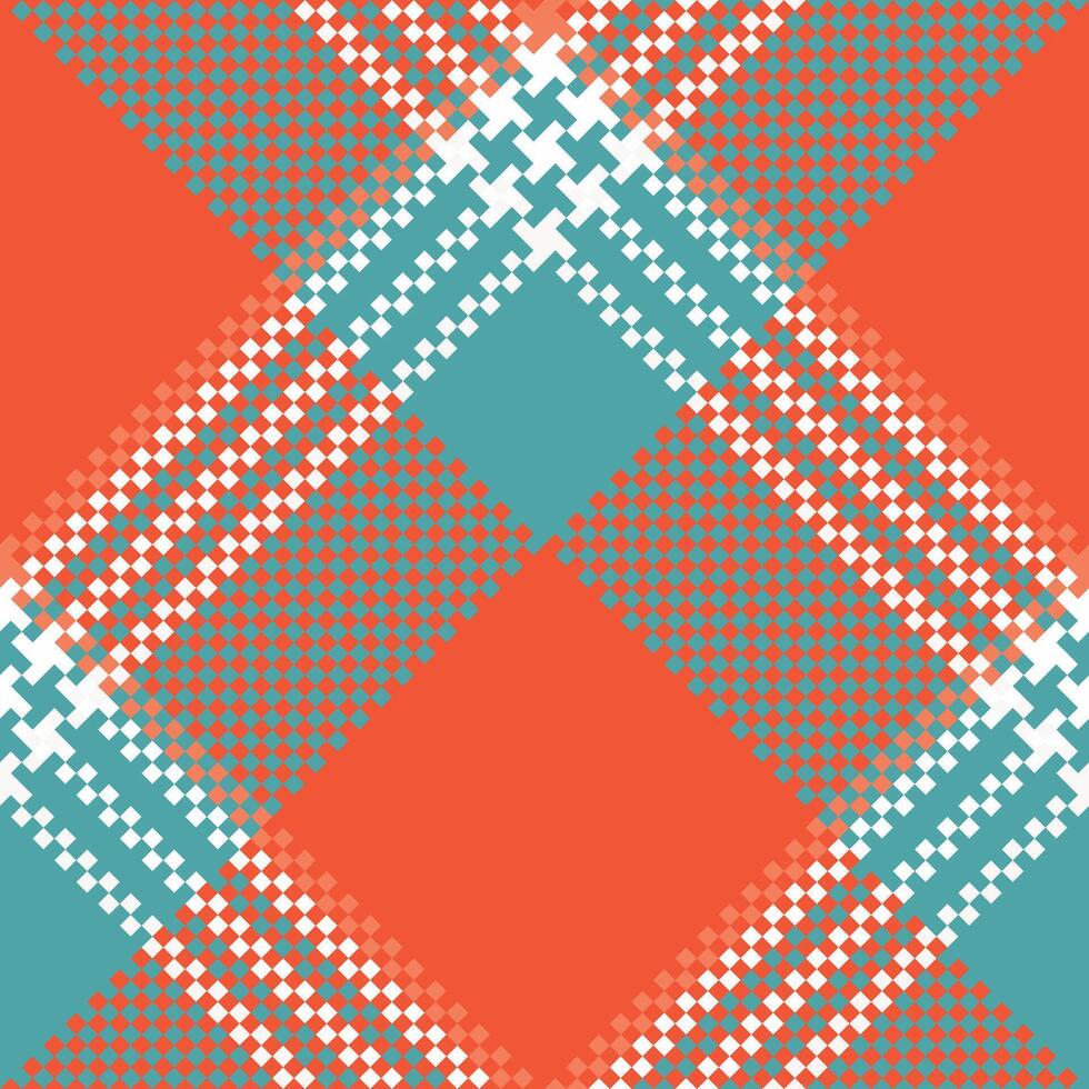 Plaid Pattern Seamless. Scottish Tartan Pattern Template for Design Ornament. Seamless Fabric Texture. vector
