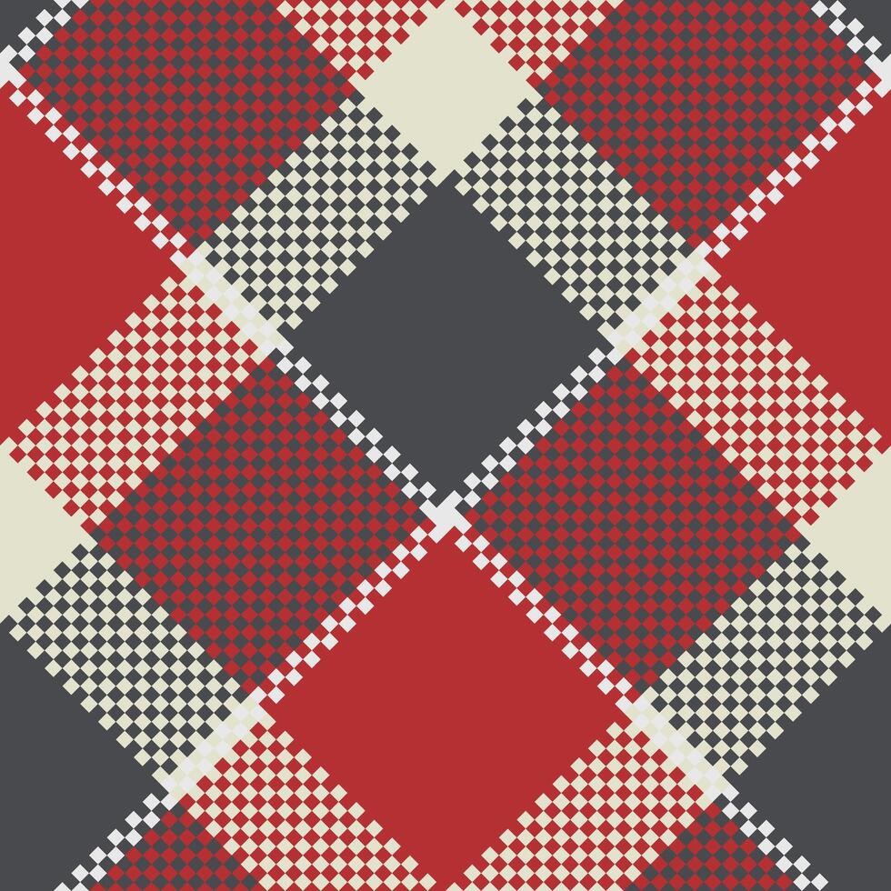 Tartan Pattern Seamless. Traditional Scottish Checkered Background. Traditional Scottish Woven Fabric. Lumberjack Shirt Flannel Textile. Pattern Tile Swatch Included. vector