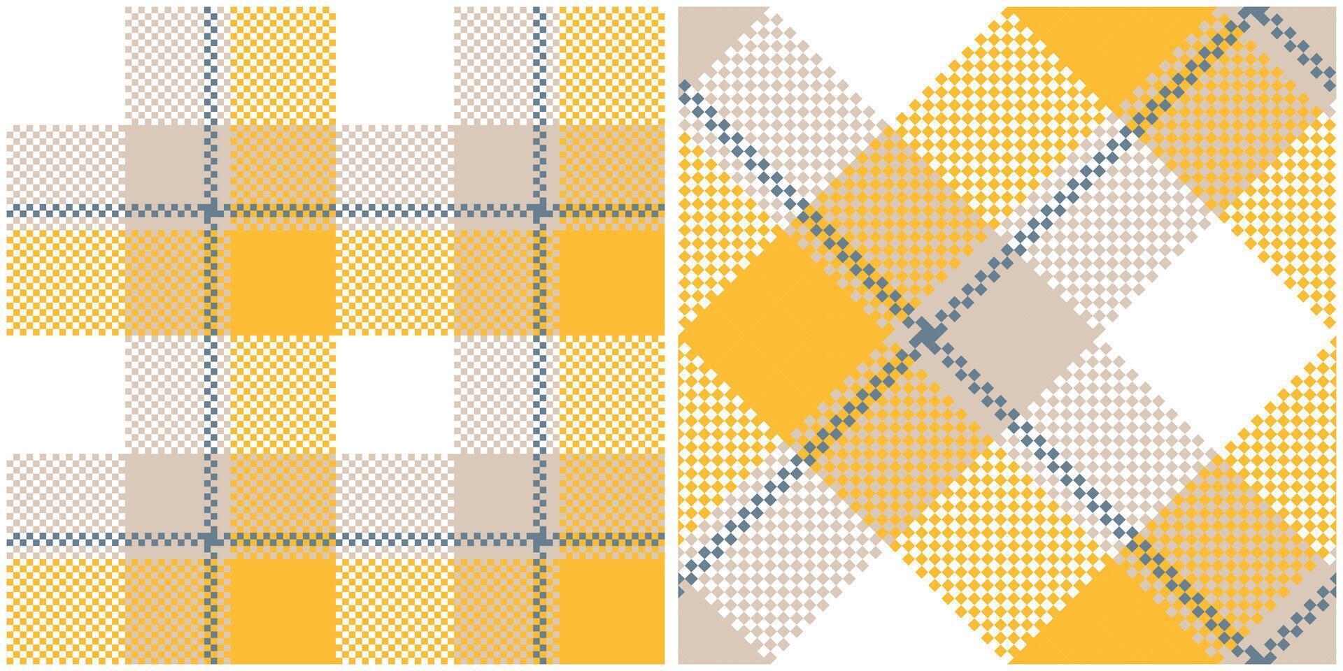 Tartan Seamless Pattern. Tartan Plaid Seamless Pattern. Template for Design Ornament. Seamless Fabric Texture. vector